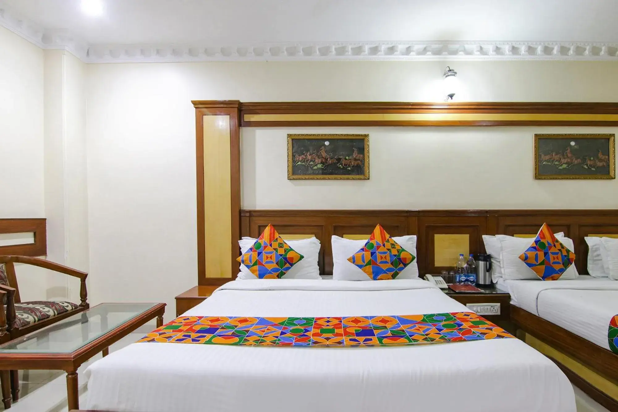 Bed in FabHotel CS Jalandhar Bed in FabHotel CS Jalandhar
