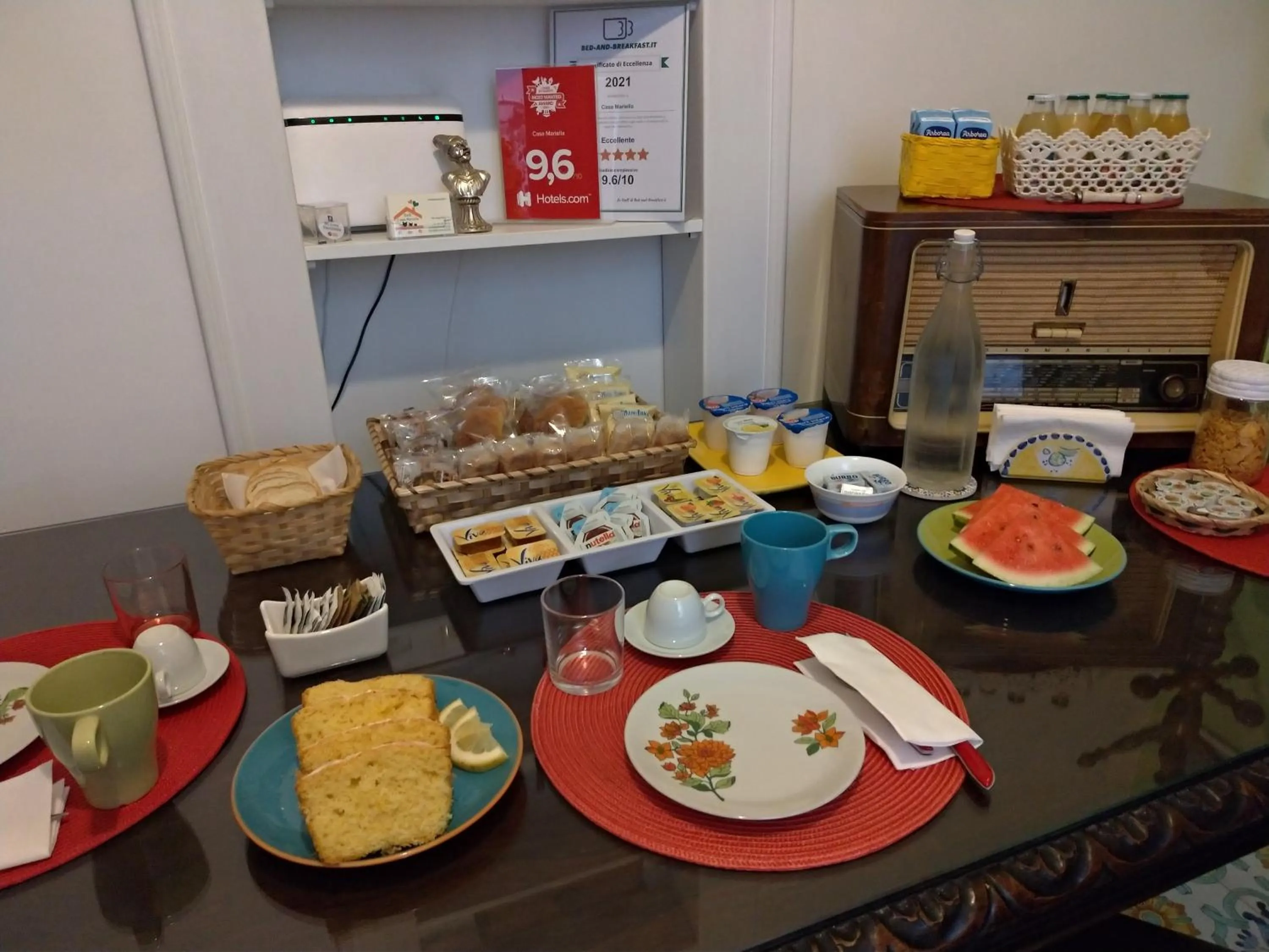 Breakfast in Bed and Breakfast Casa Mariella