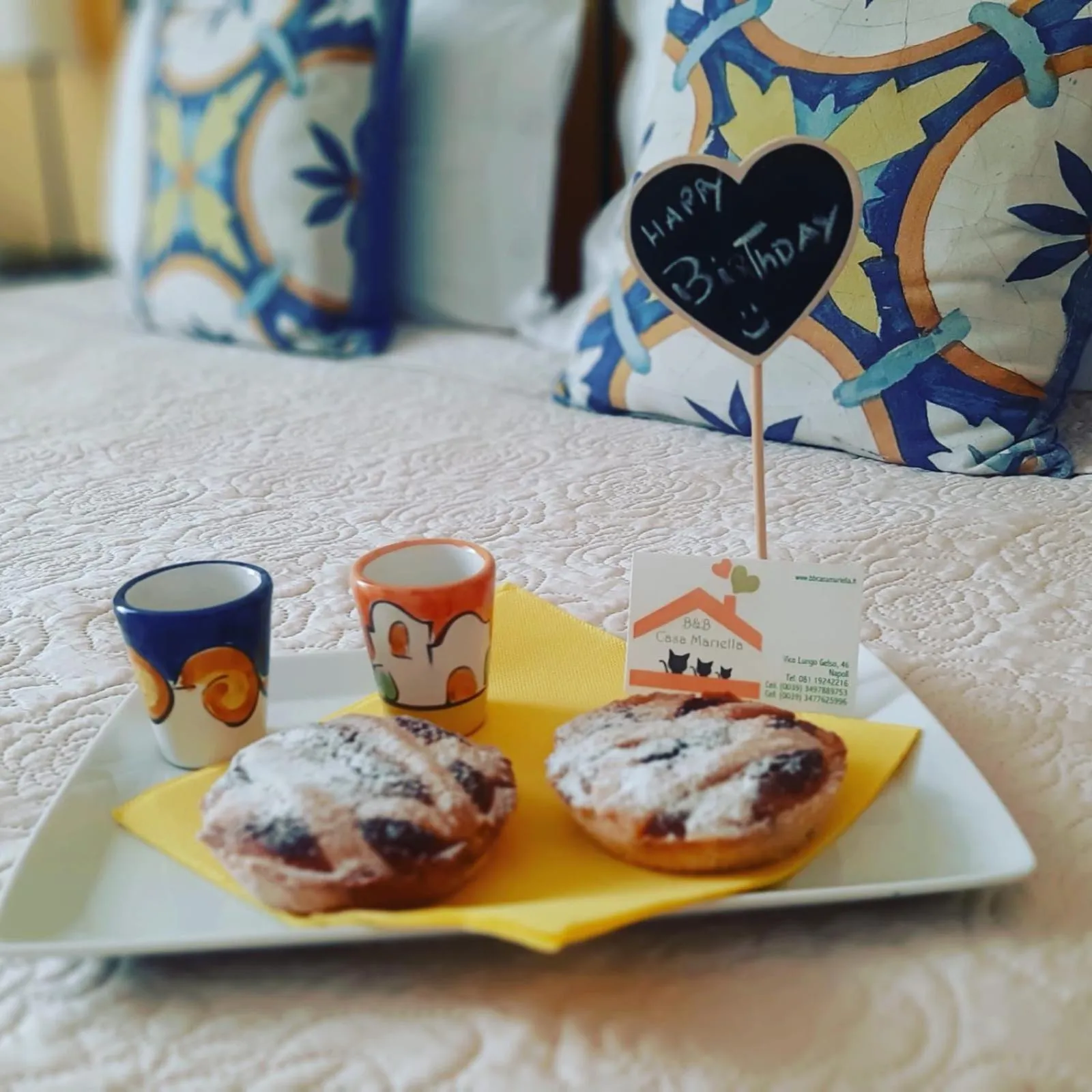 Decorative detail in Bed and Breakfast Casa Mariella