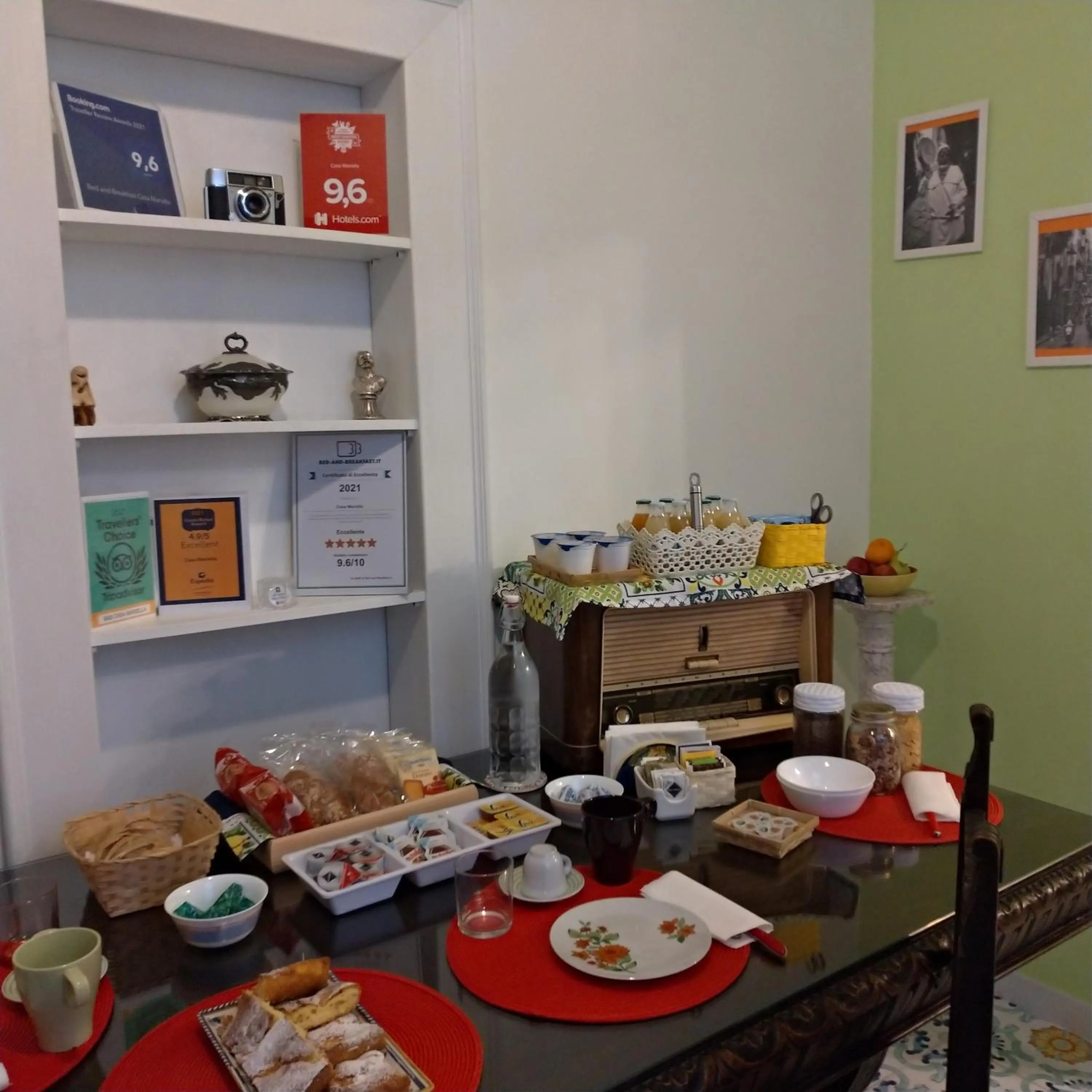 Breakfast in Bed and Breakfast Casa Mariella