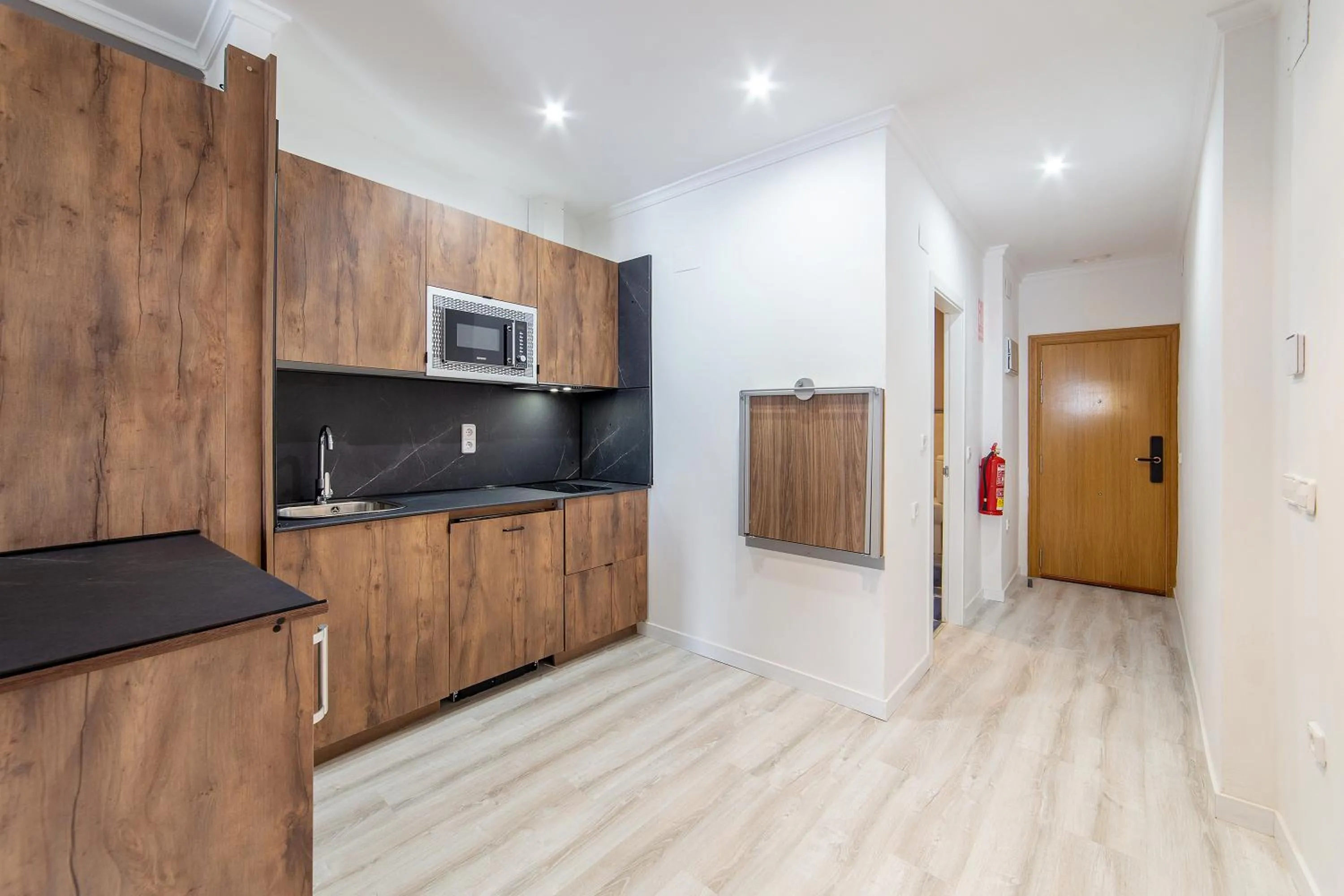 Kitchen or kitchenette in Albufera Dreams Nature Suites