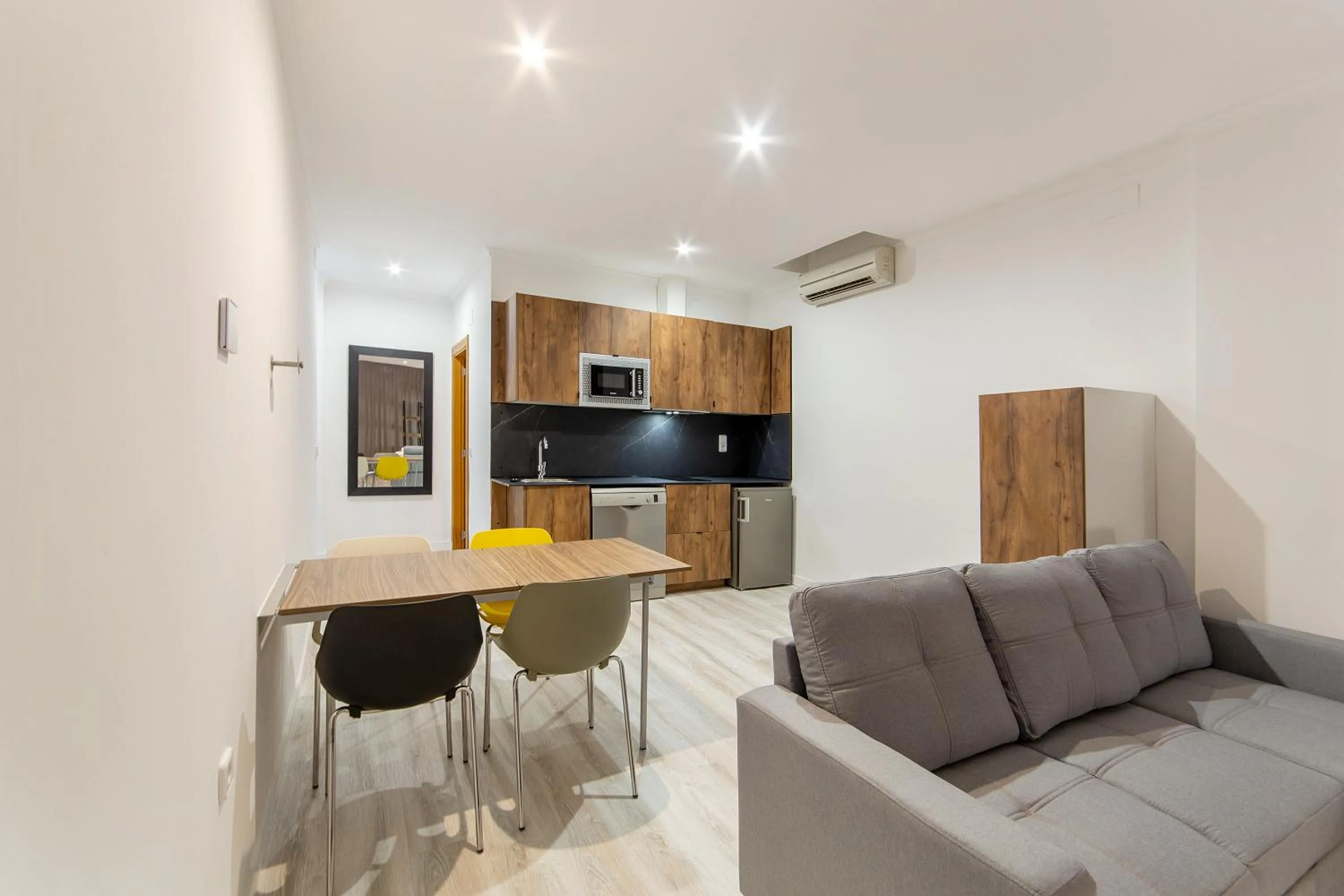 Kitchen or kitchenette in Albufera Dreams Nature Suites