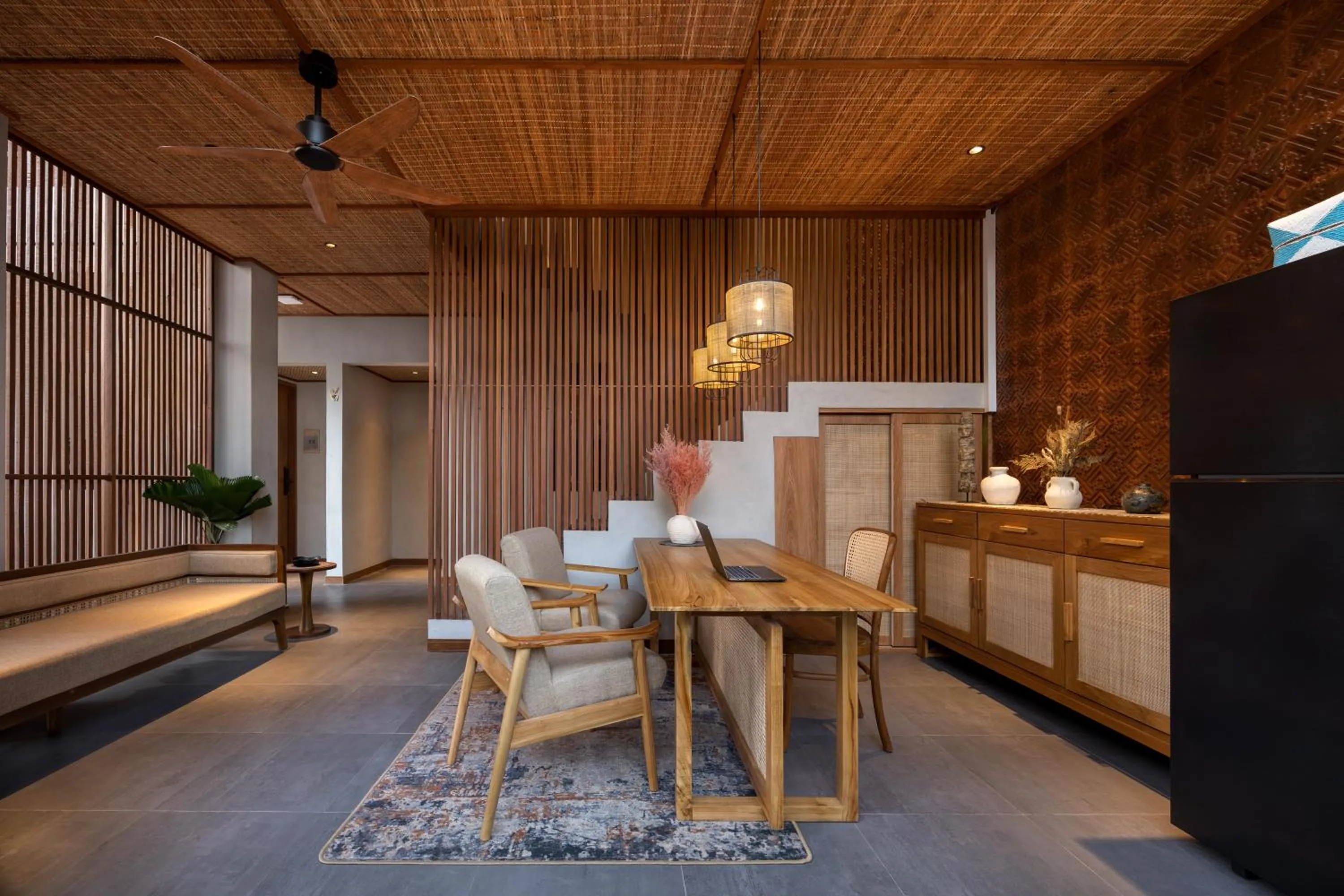 Living room in Canggu Bagus Suites