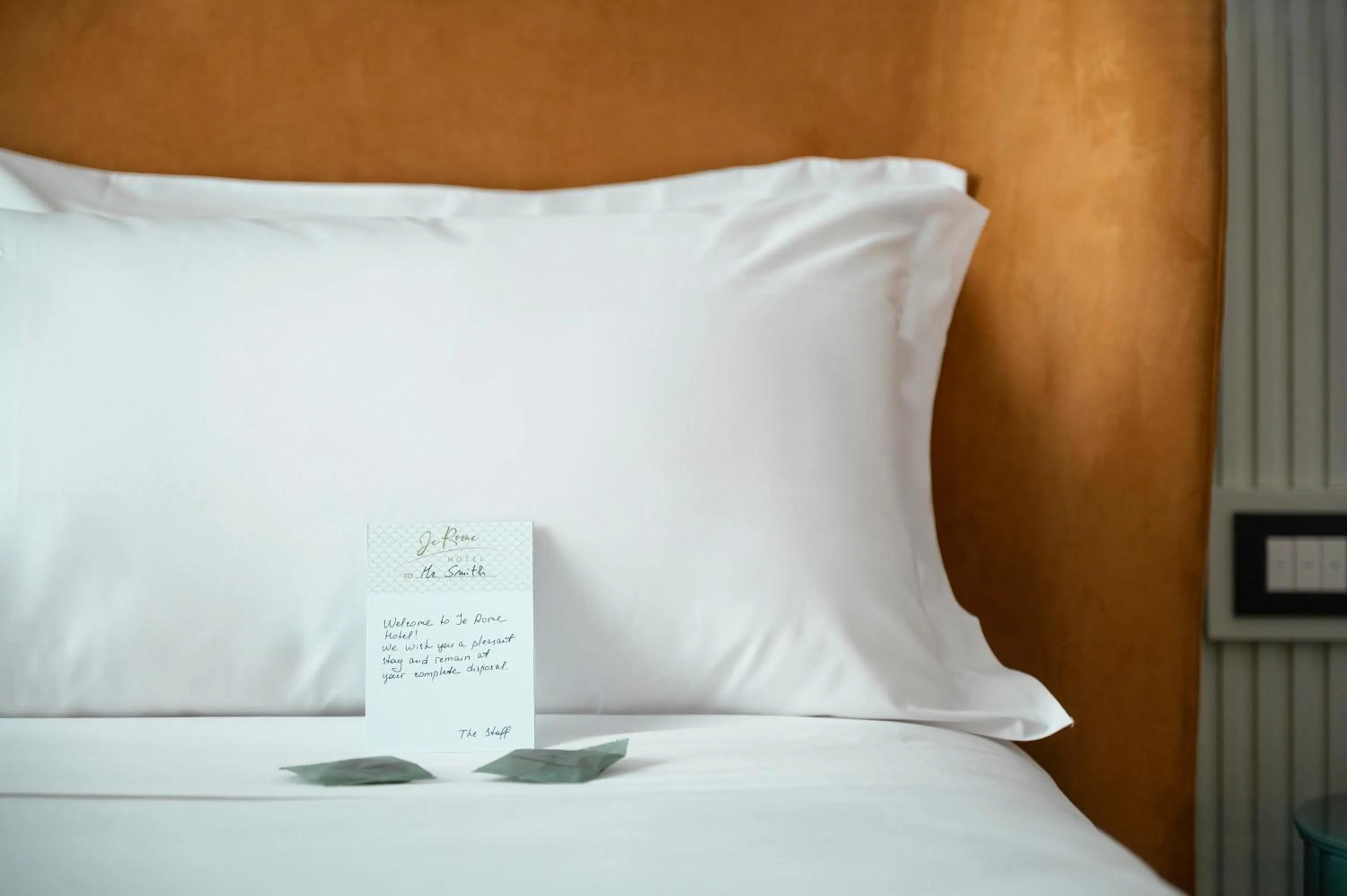 Bed in Je Rome Hotel