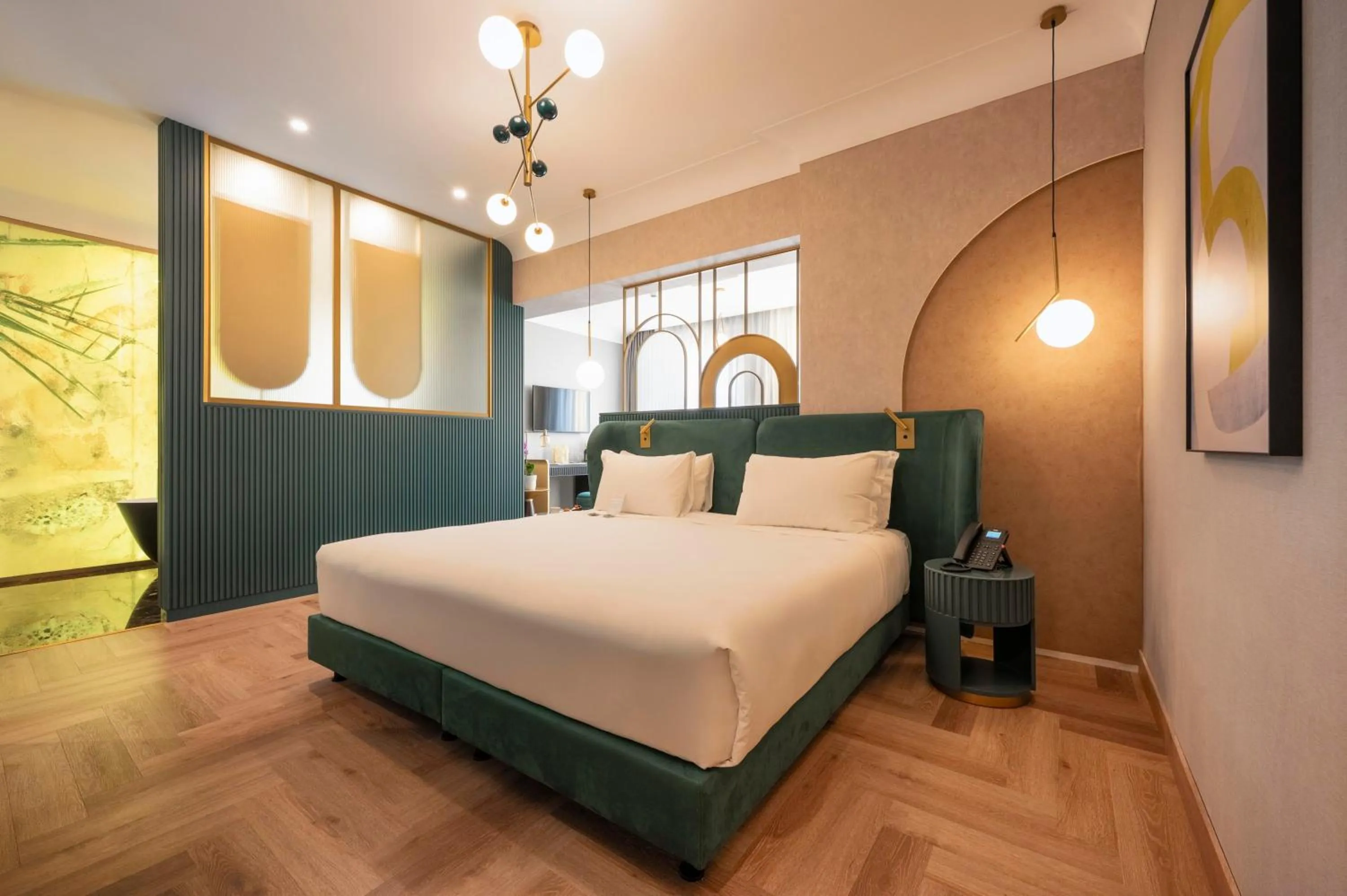 Bed in Je Rome Hotel