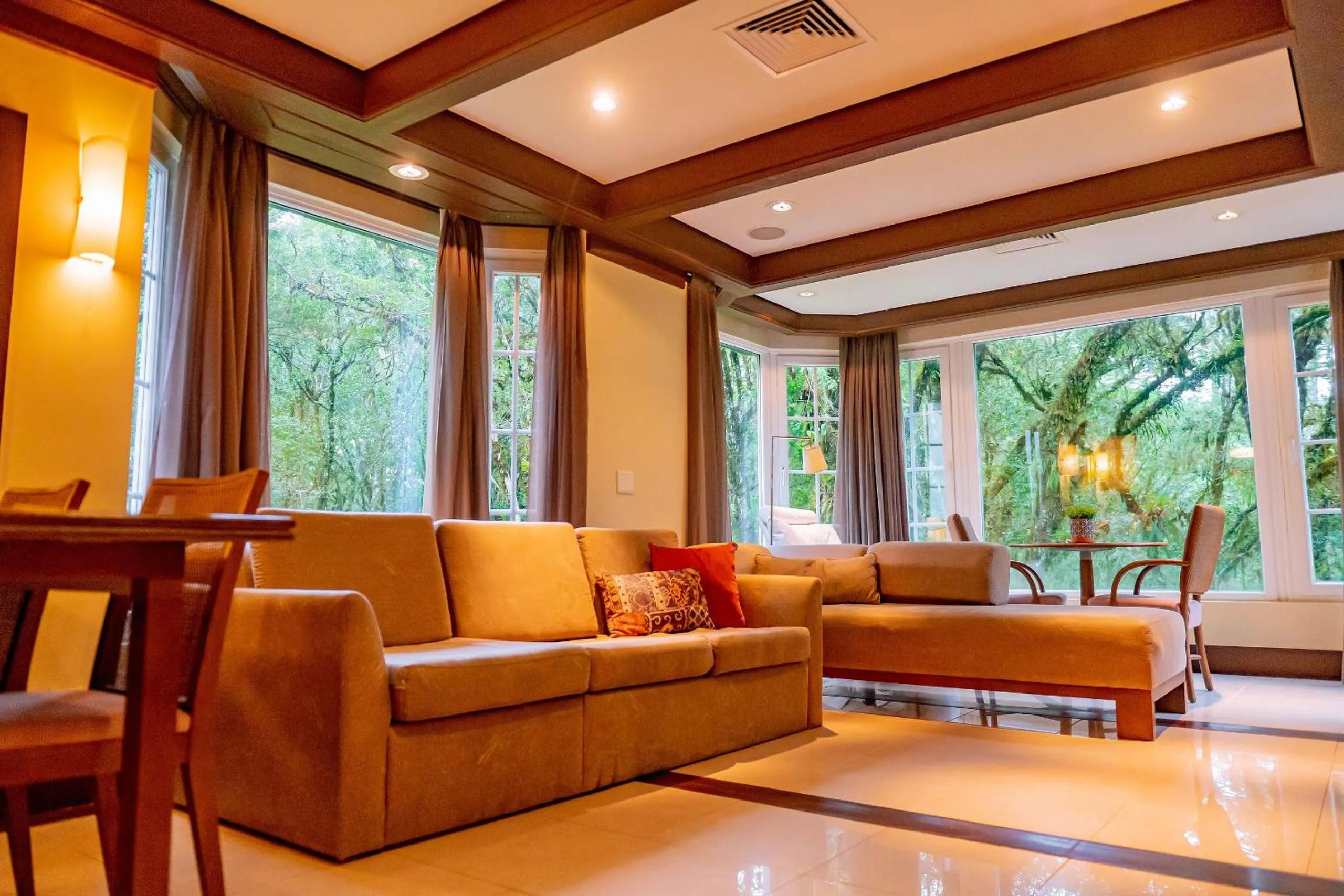 Seating area in Suíte Laje de Pedra Mountain Village