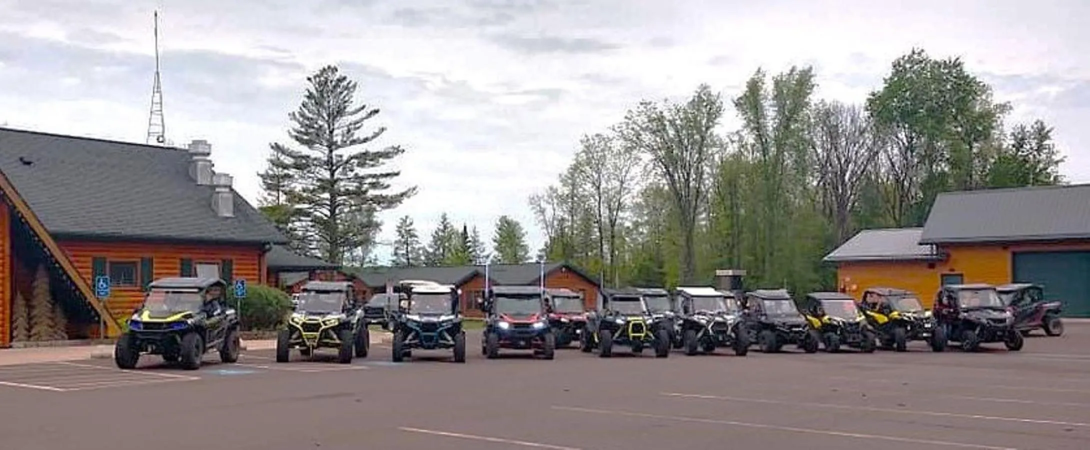 Guests in Lena's Northern Pines Resort