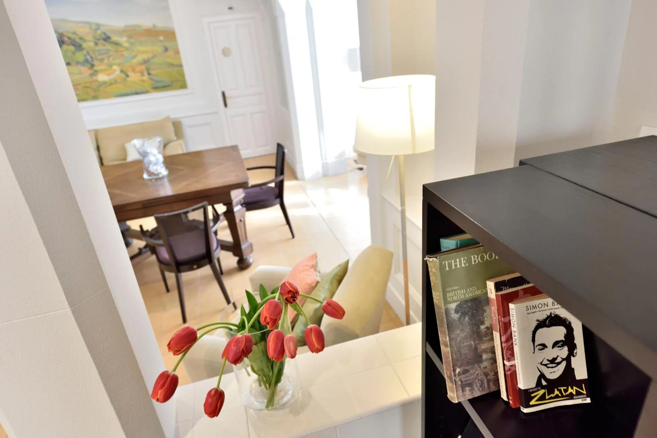 Library in Hotel Can Carol