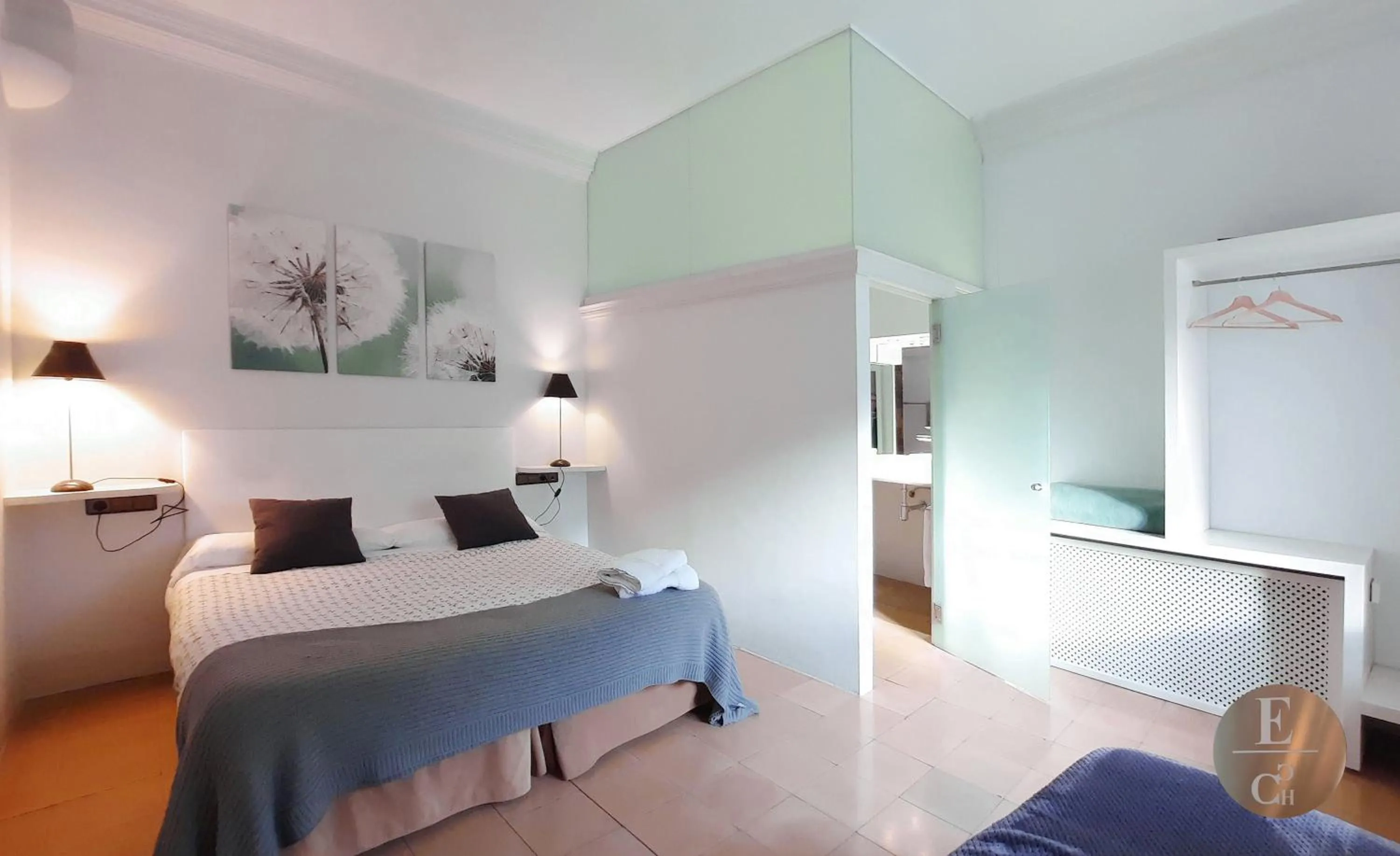 Bed in Hotel Can Carol