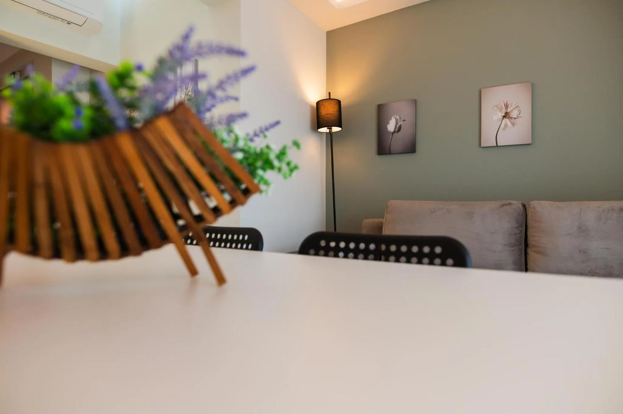 Living room in Oktolia suites