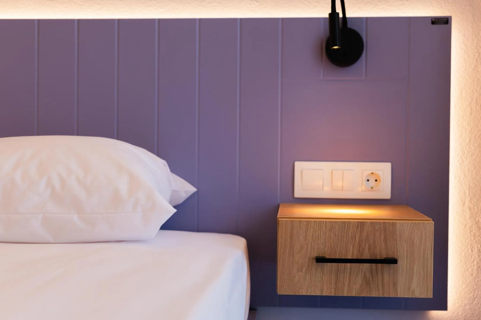 Bed in Oktolia suites