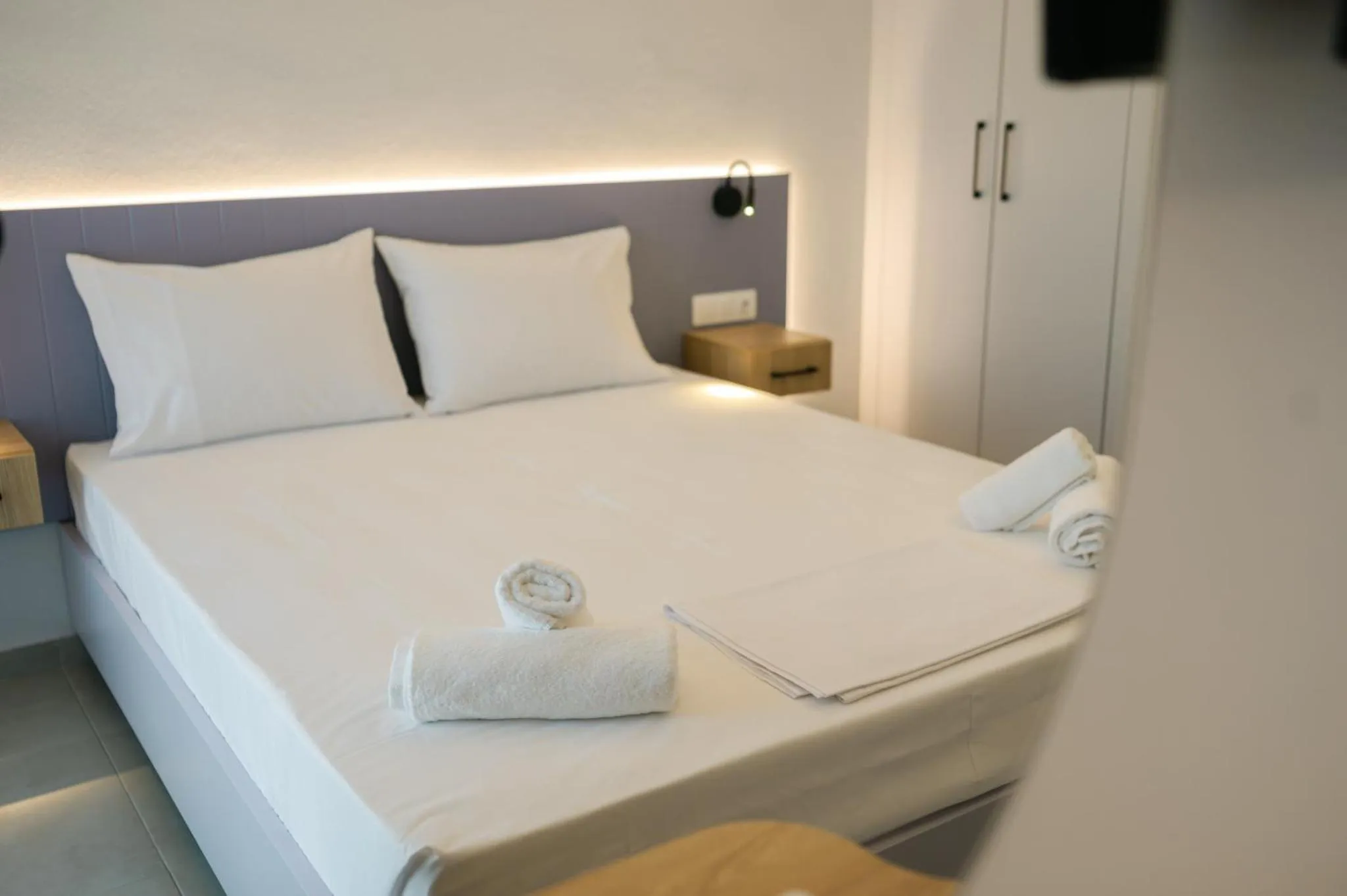 Bed in Oktolia suites