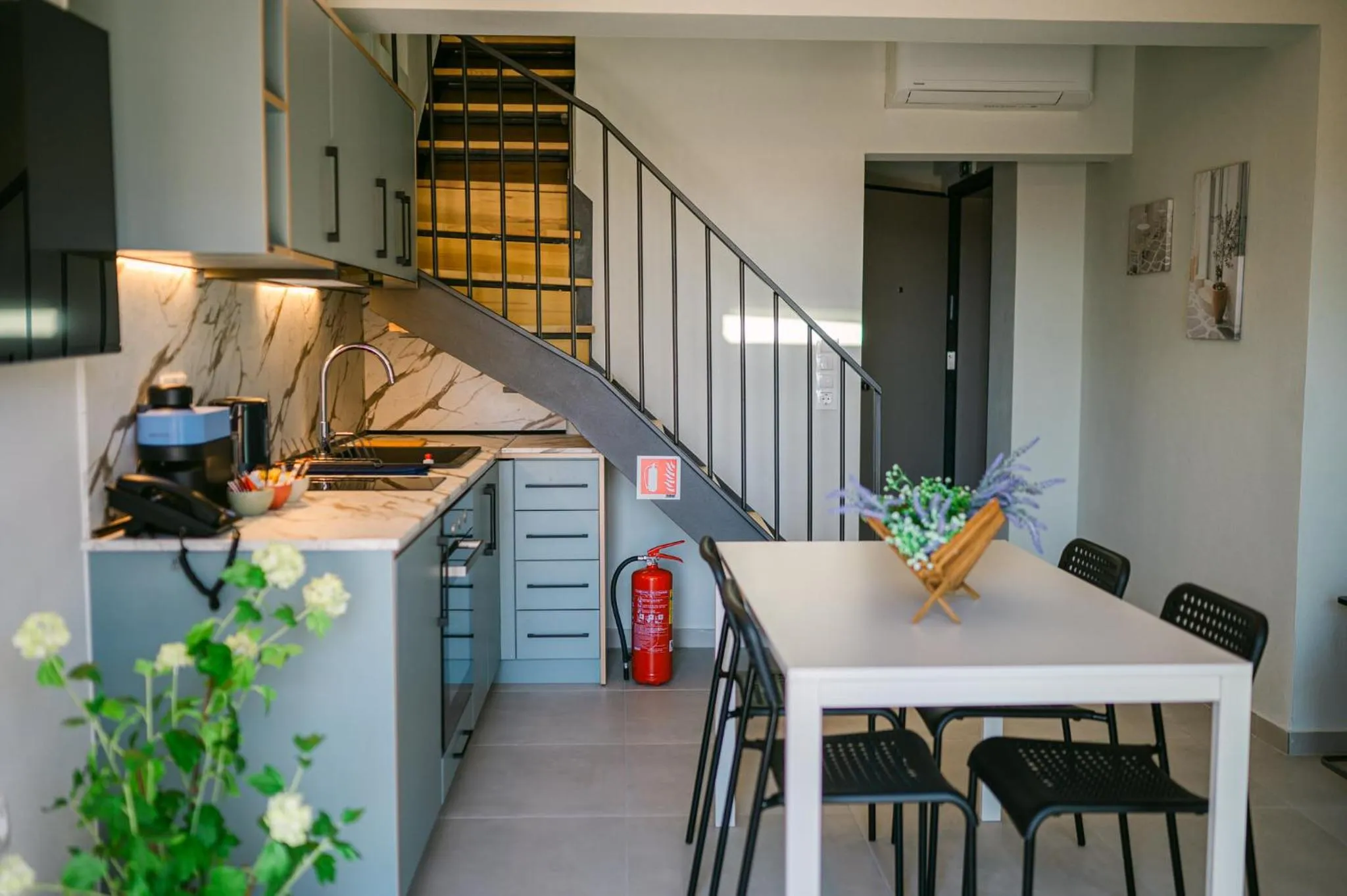 Living room in Oktolia suites