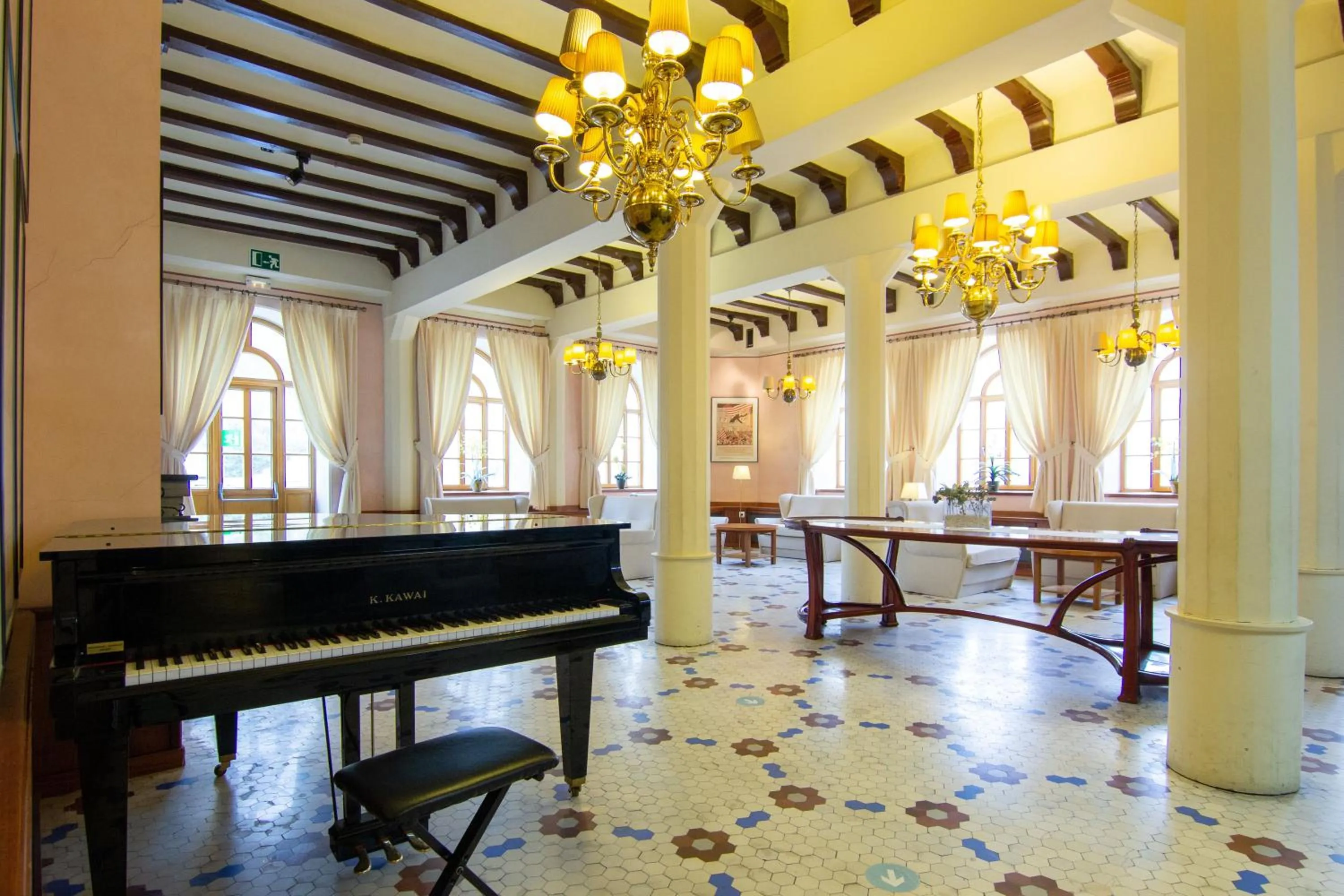 Living room in Hotel Vall de Núria