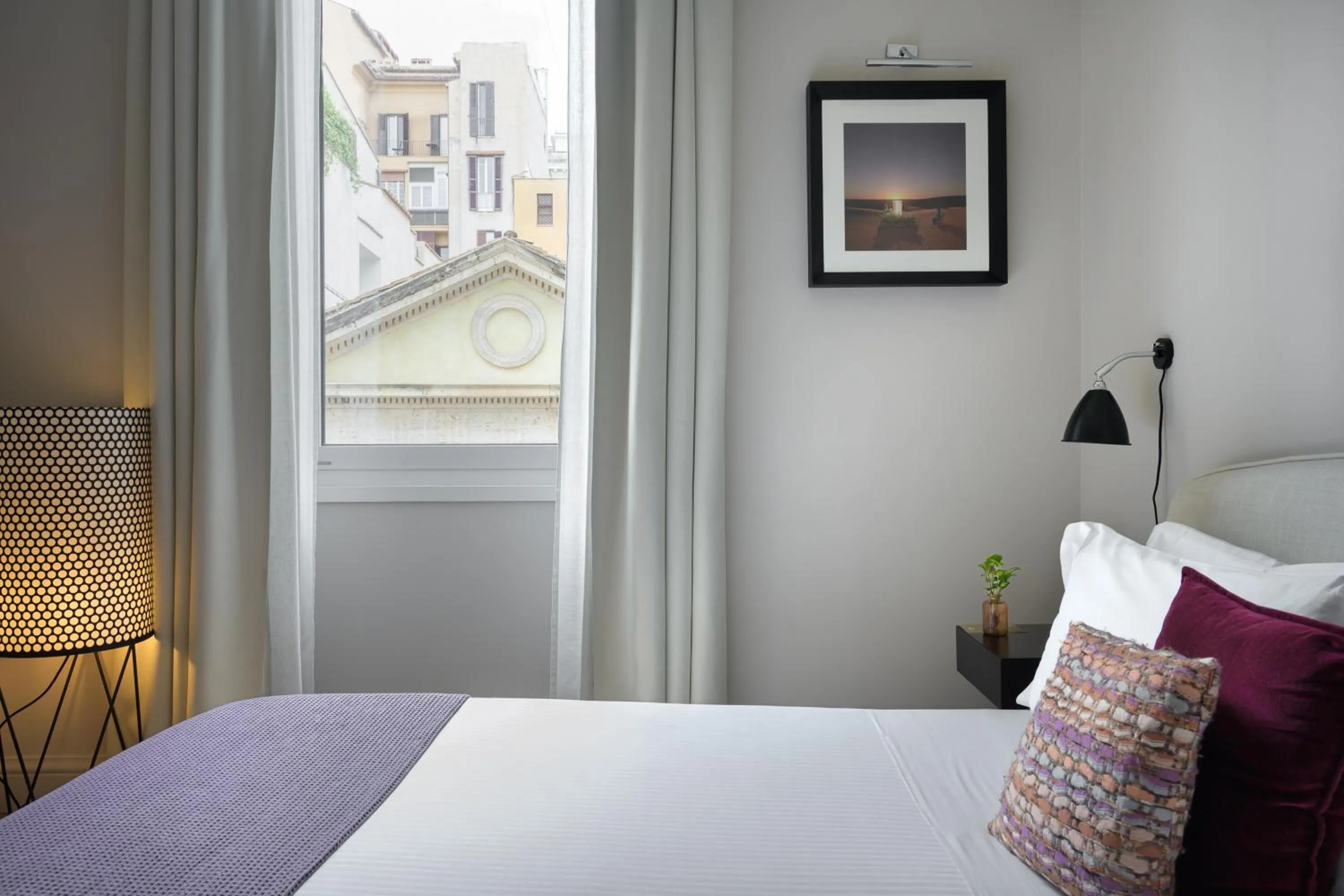 Bed in The Fifteen Keys Hotel