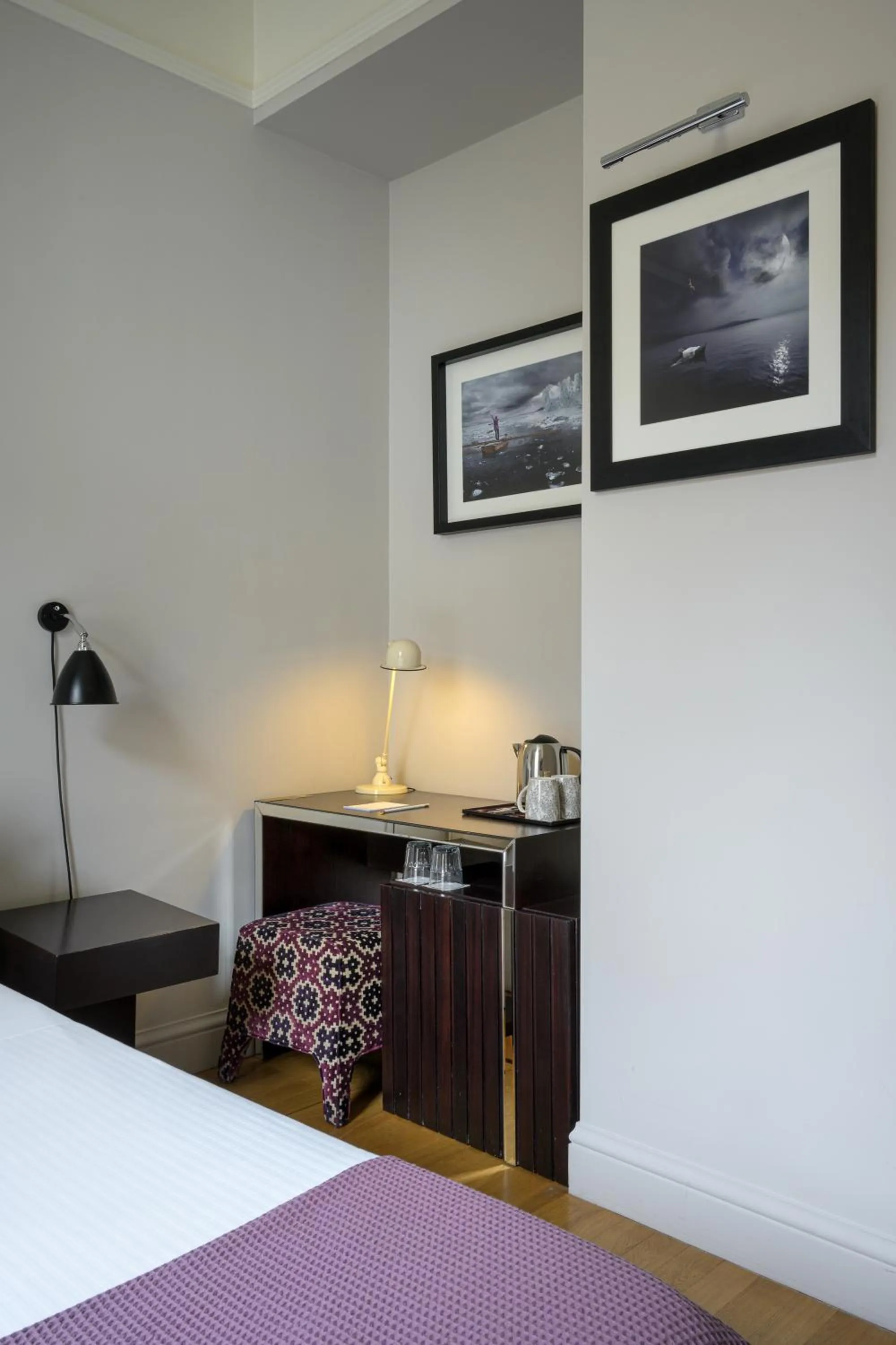 Bed in The Fifteen Keys Hotel