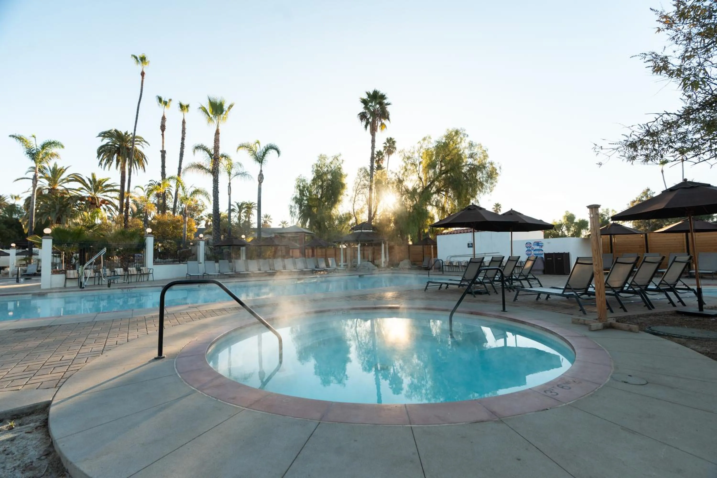 Swimming pool in Murrieta Hot Springs Resort