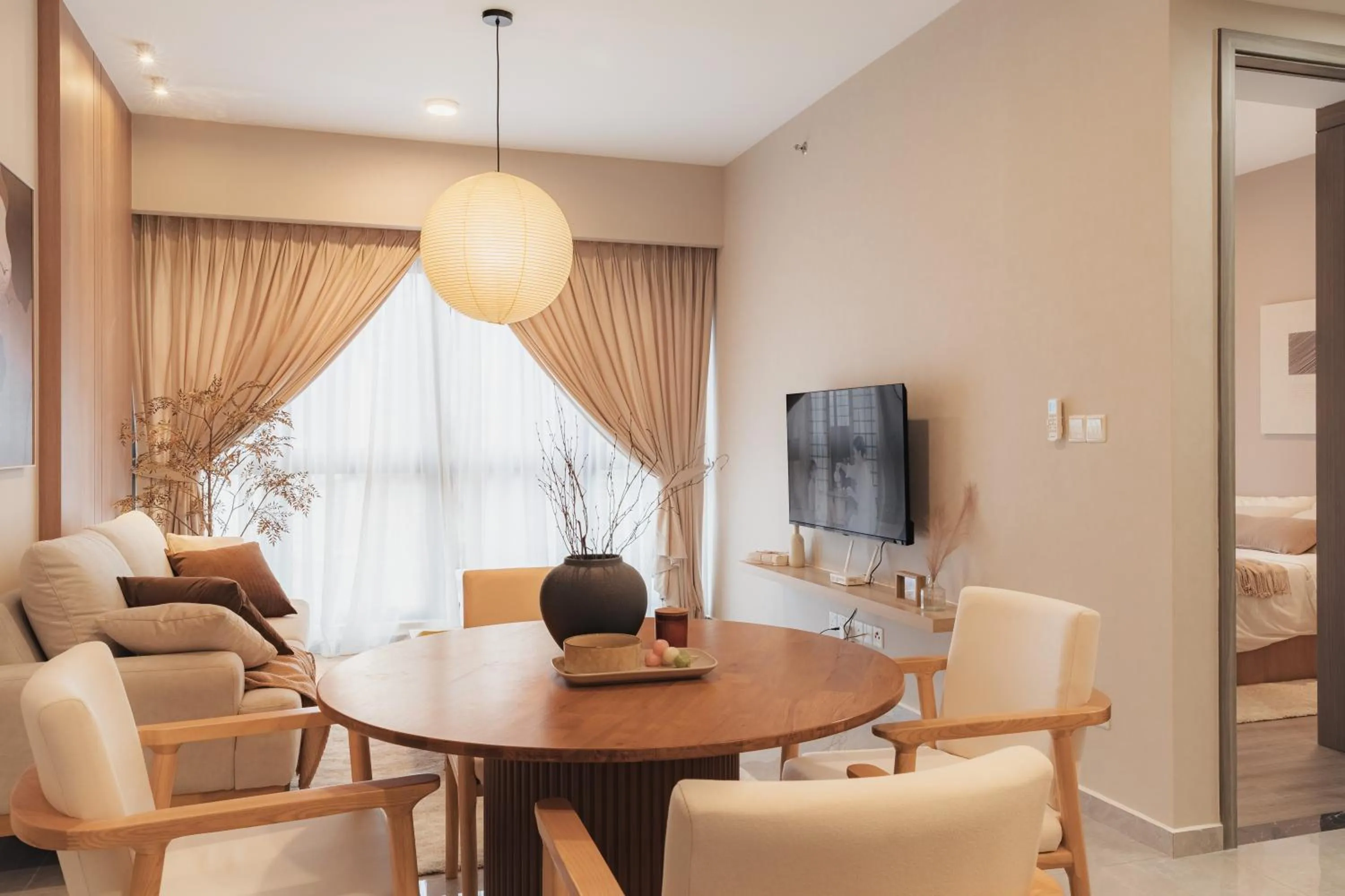 Living room in NaiBnB in Agile Bukit Bintang - 5 mins walk to TRX