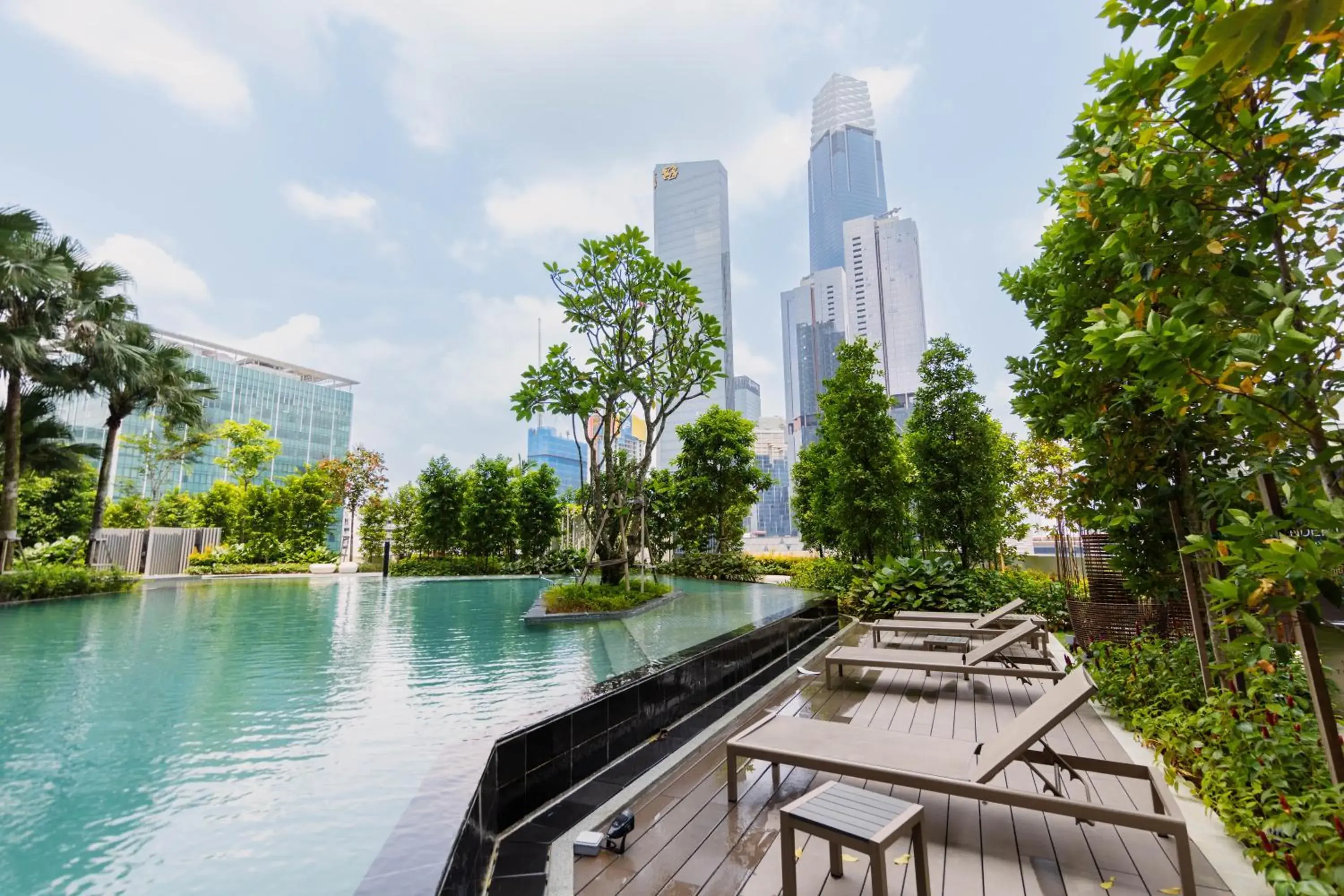 Pool view in NaiBnB in Agile Bukit Bintang - 5 mins walk to TRX Pool view in NaiBnB in Agile Bukit Bintang - 5 mins walk to TRX