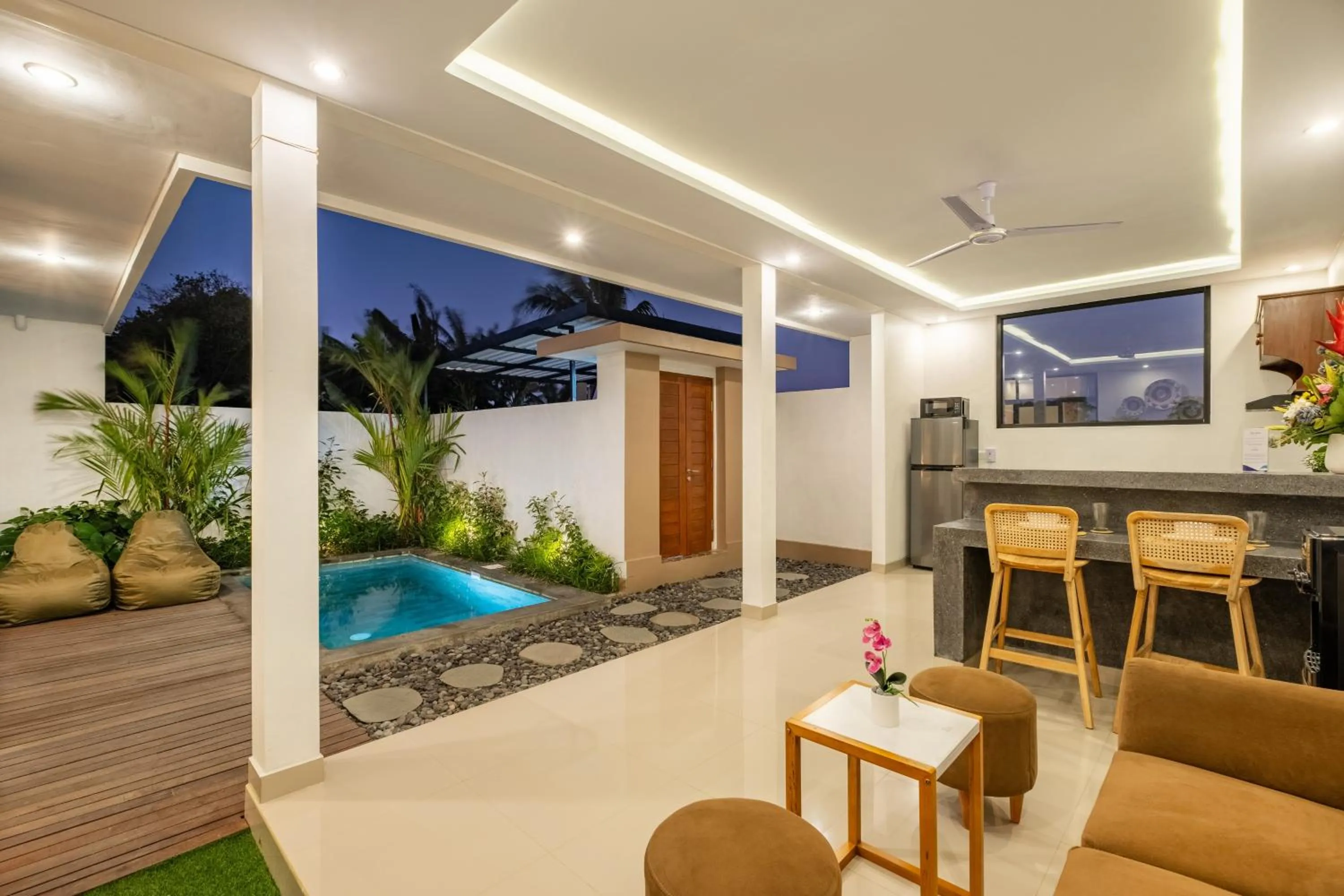 Swimming pool in The Lavana Bliss One Villa Nyanyi Beach