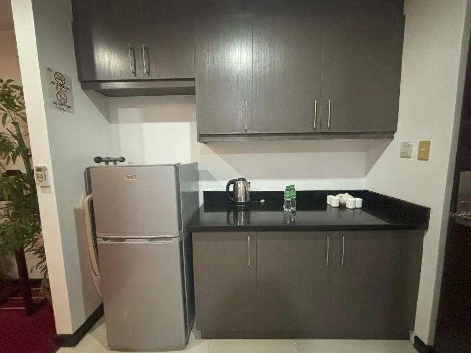 Kitchen or kitchenette in Lido De Paris Hotel