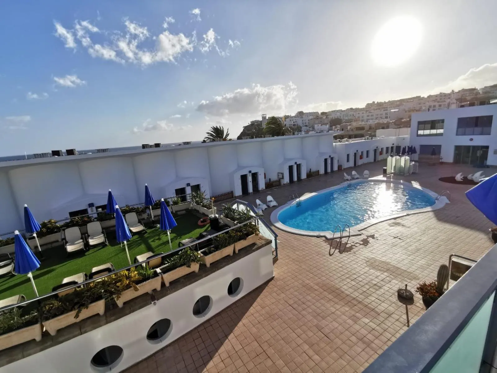 Pool view in Apartamentos Igramar MorroJable - Adults Only