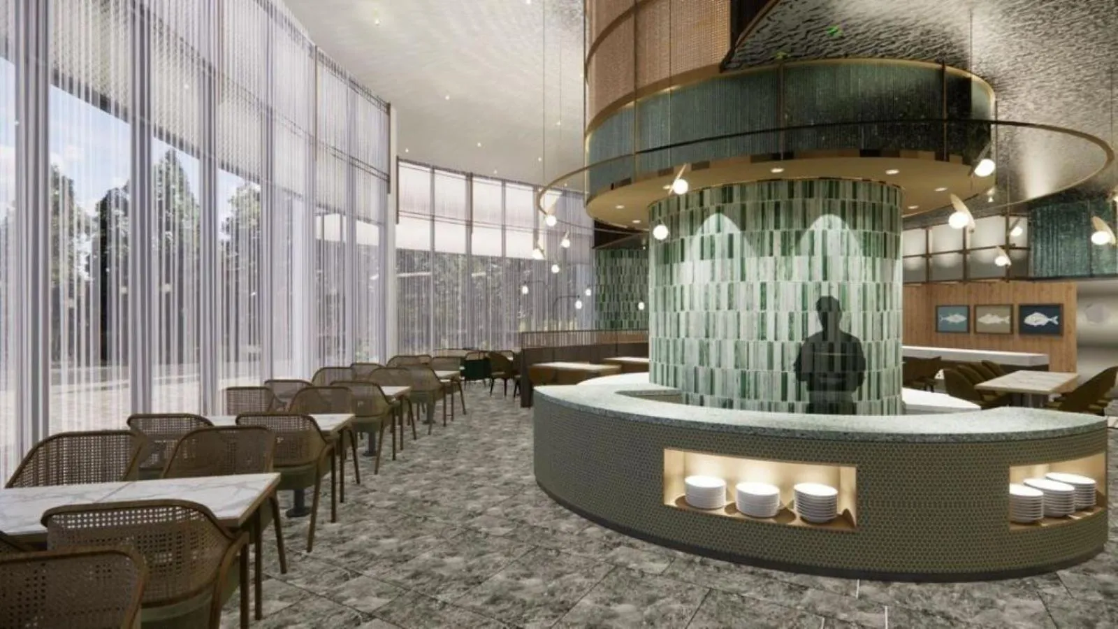 Restaurant/places to eat in Birkin International Hotel