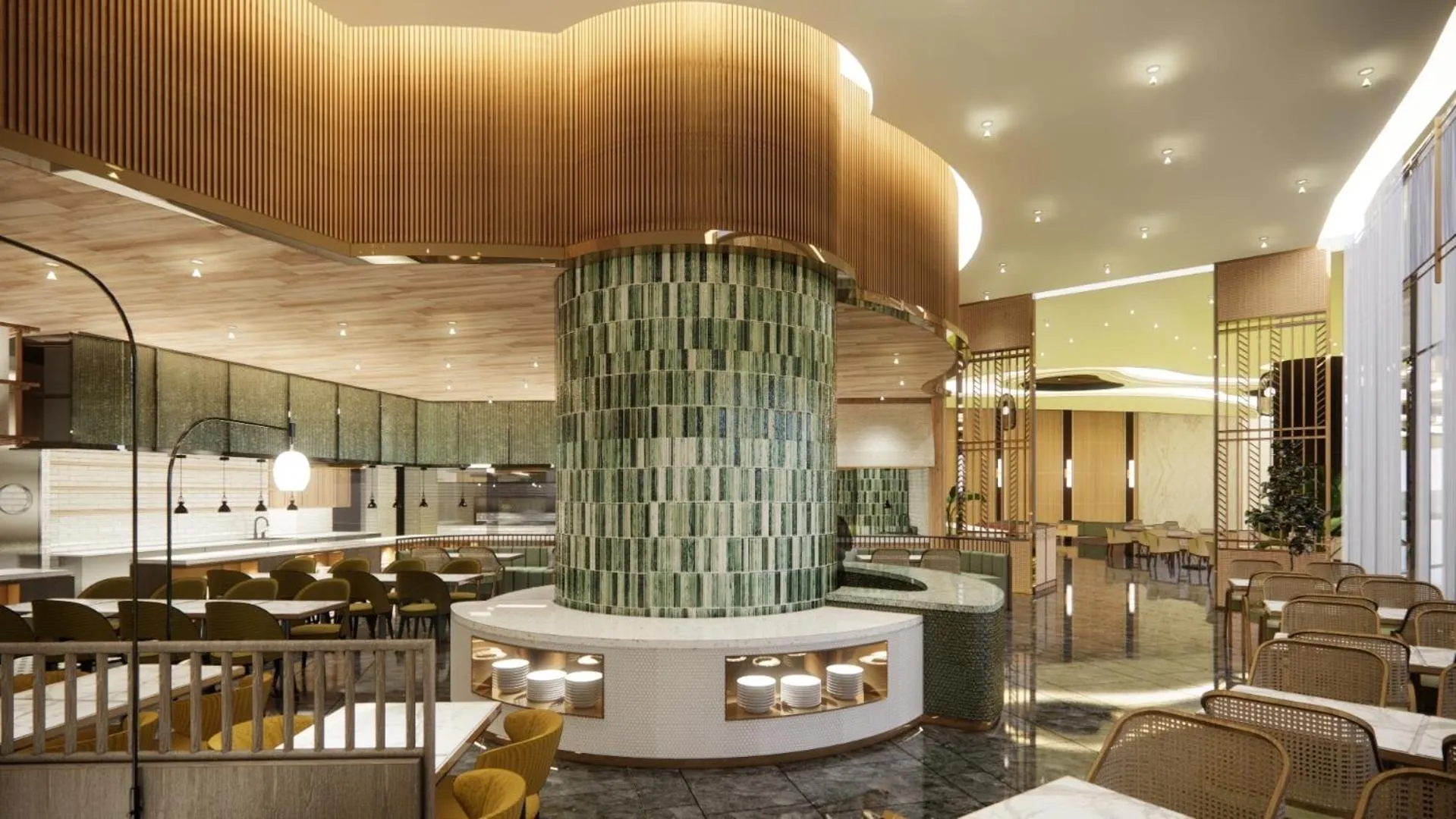 Restaurant/places to eat in Birkin International Hotel