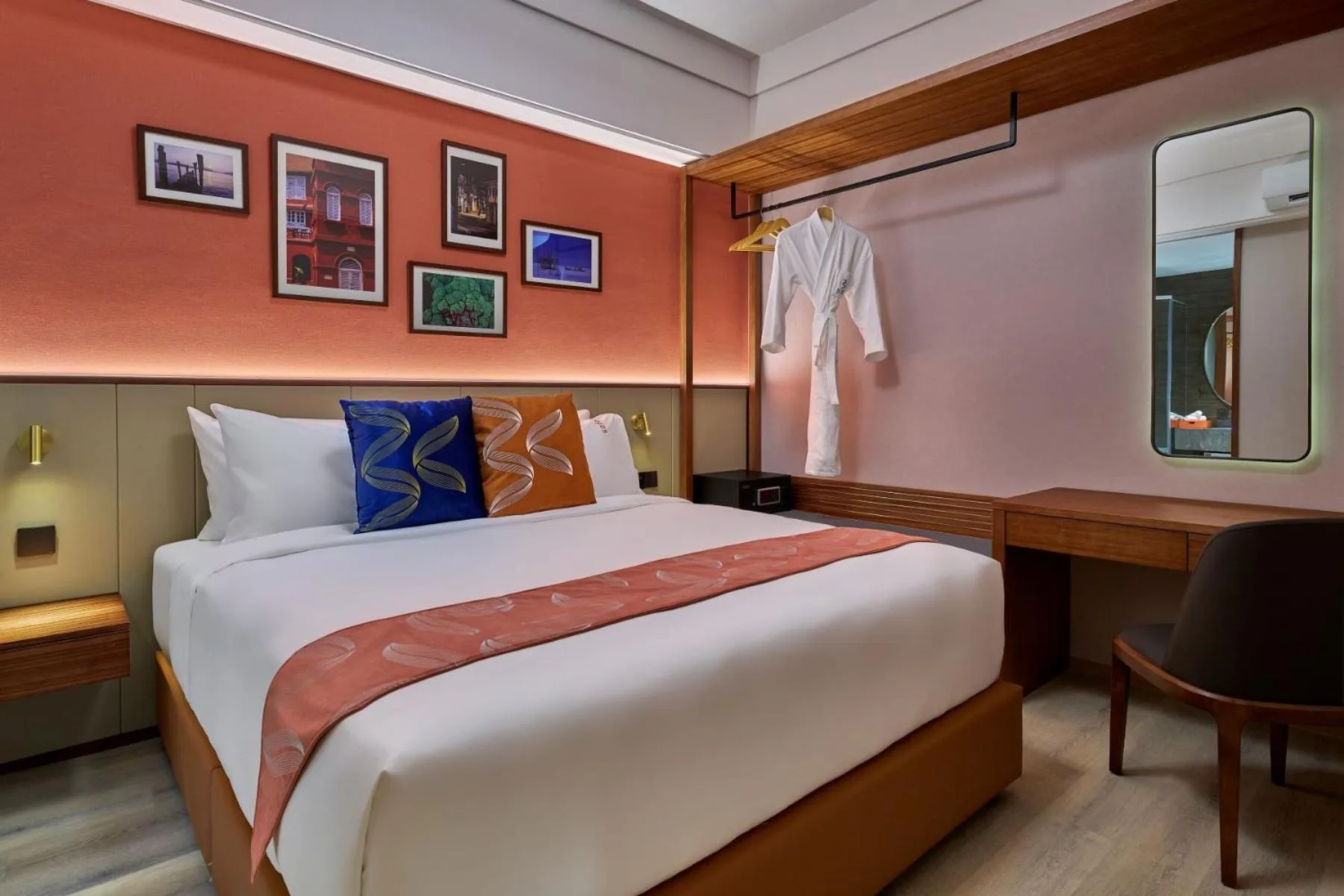 Bed in Birkin International Hotel