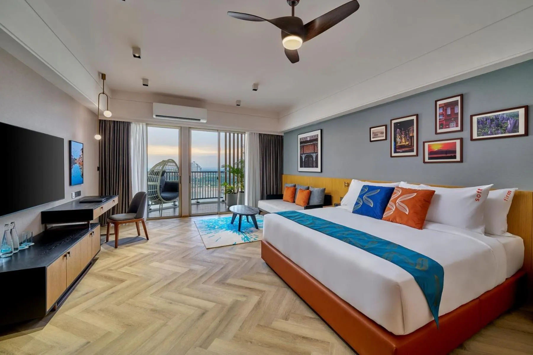 View (from property/room), Bed in Birkin International Hotel