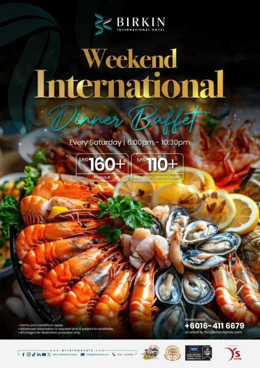 Restaurant/places to eat in Birkin International Hotel