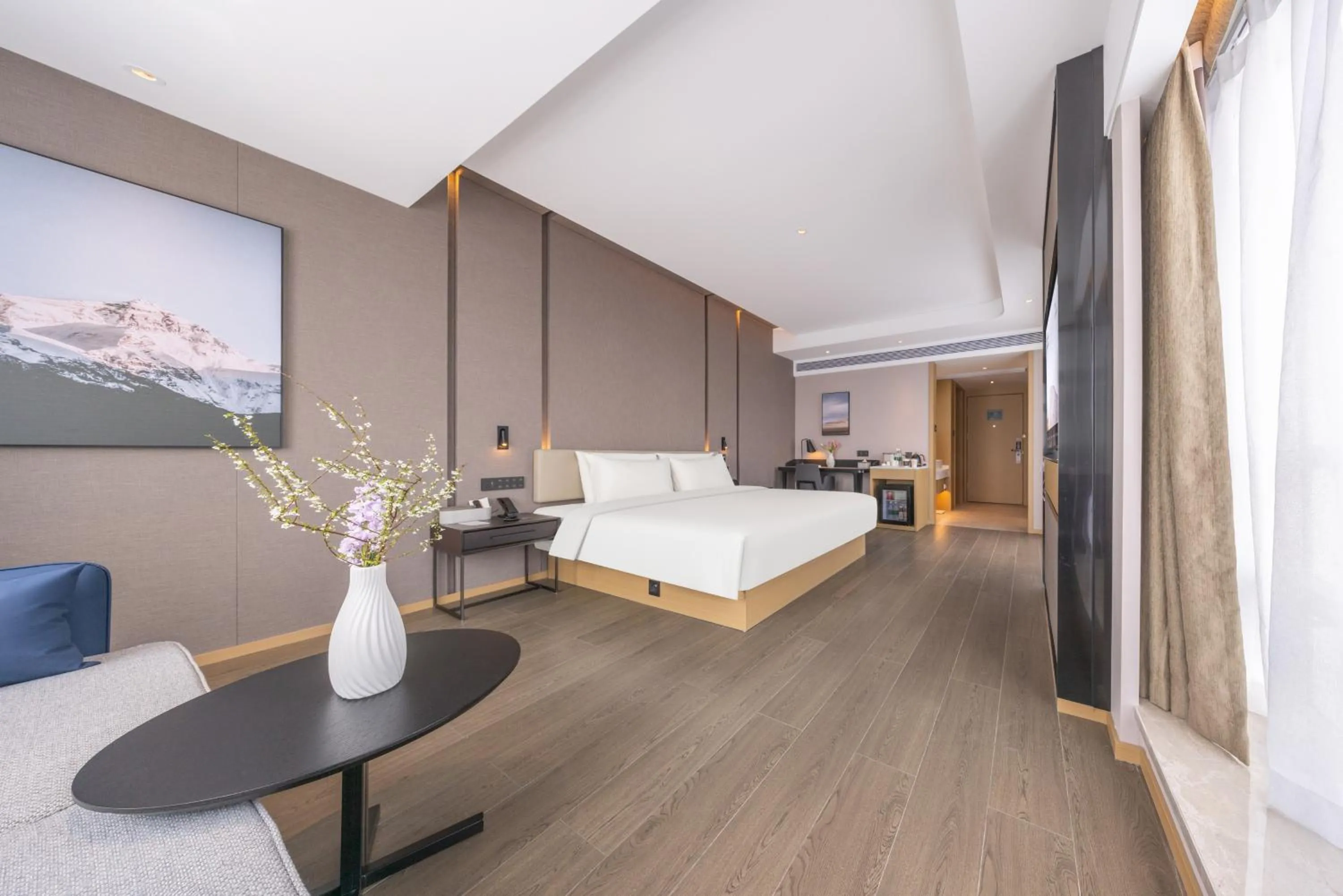 Bed in Atour Hotel Changsha Xingsha Economic Development Zone Sanyi Road