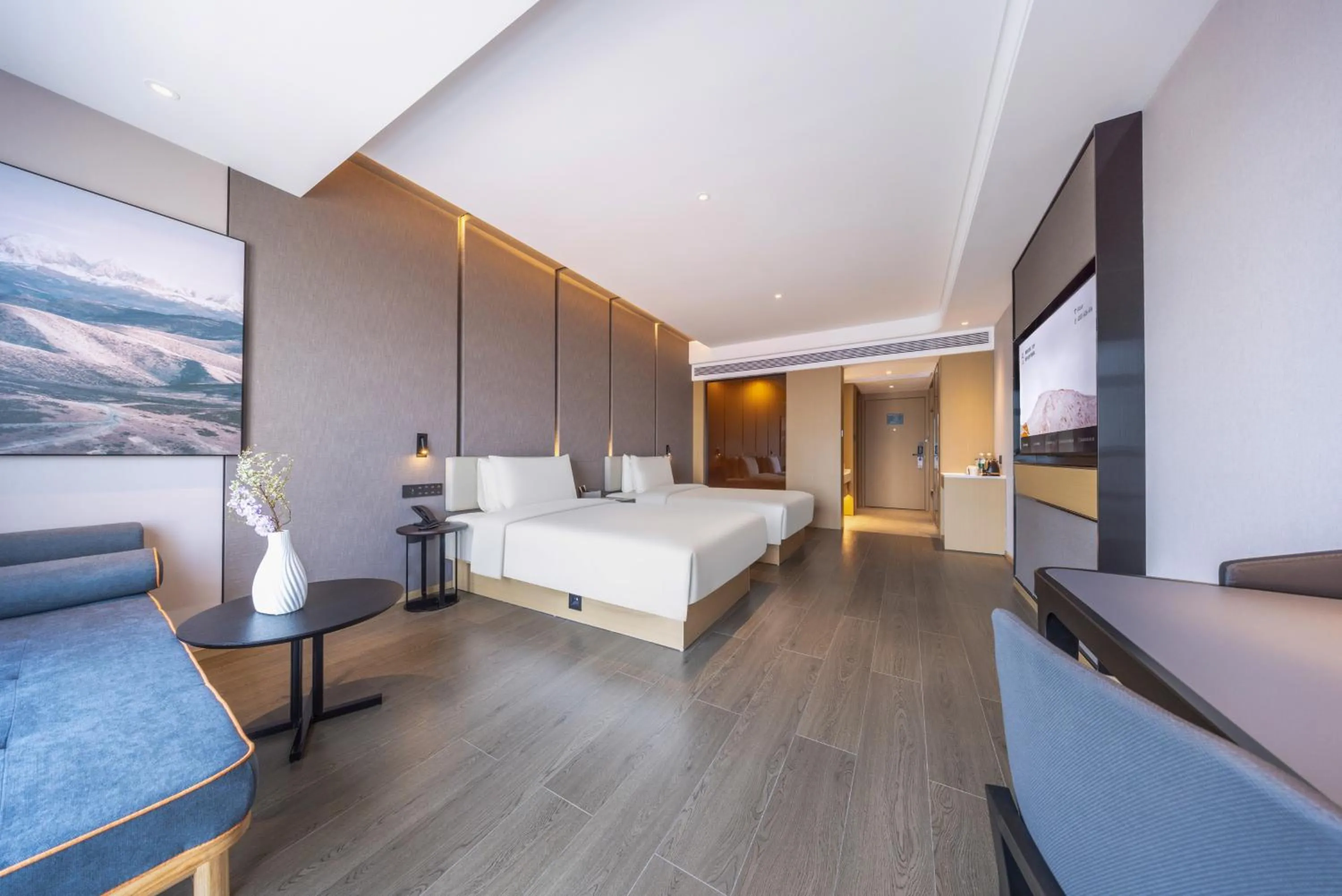 Bed in Atour Hotel Changsha Xingsha Economic Development Zone Sanyi Road