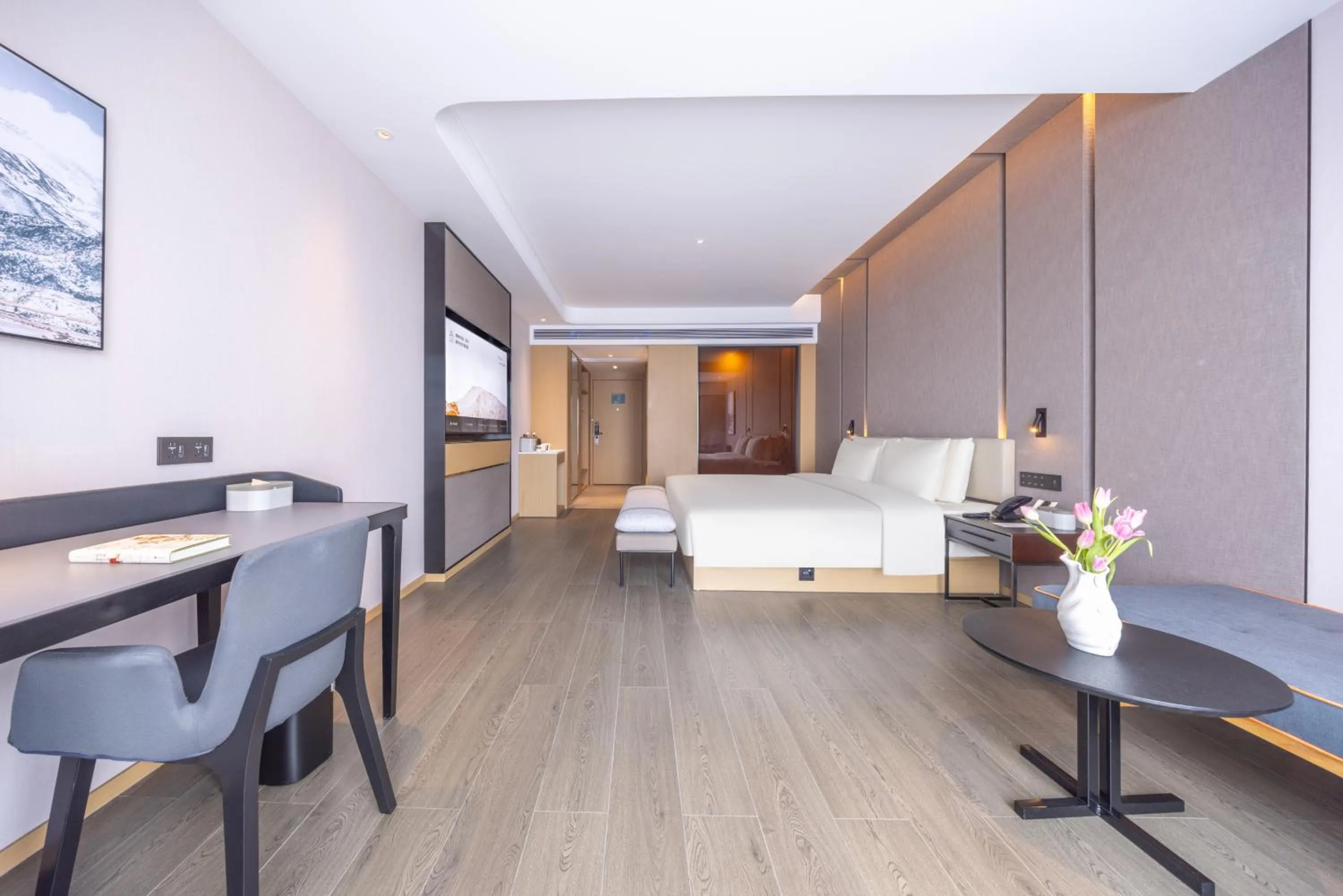 Bed in Atour Hotel Changsha Xingsha Economic Development Zone Sanyi Road