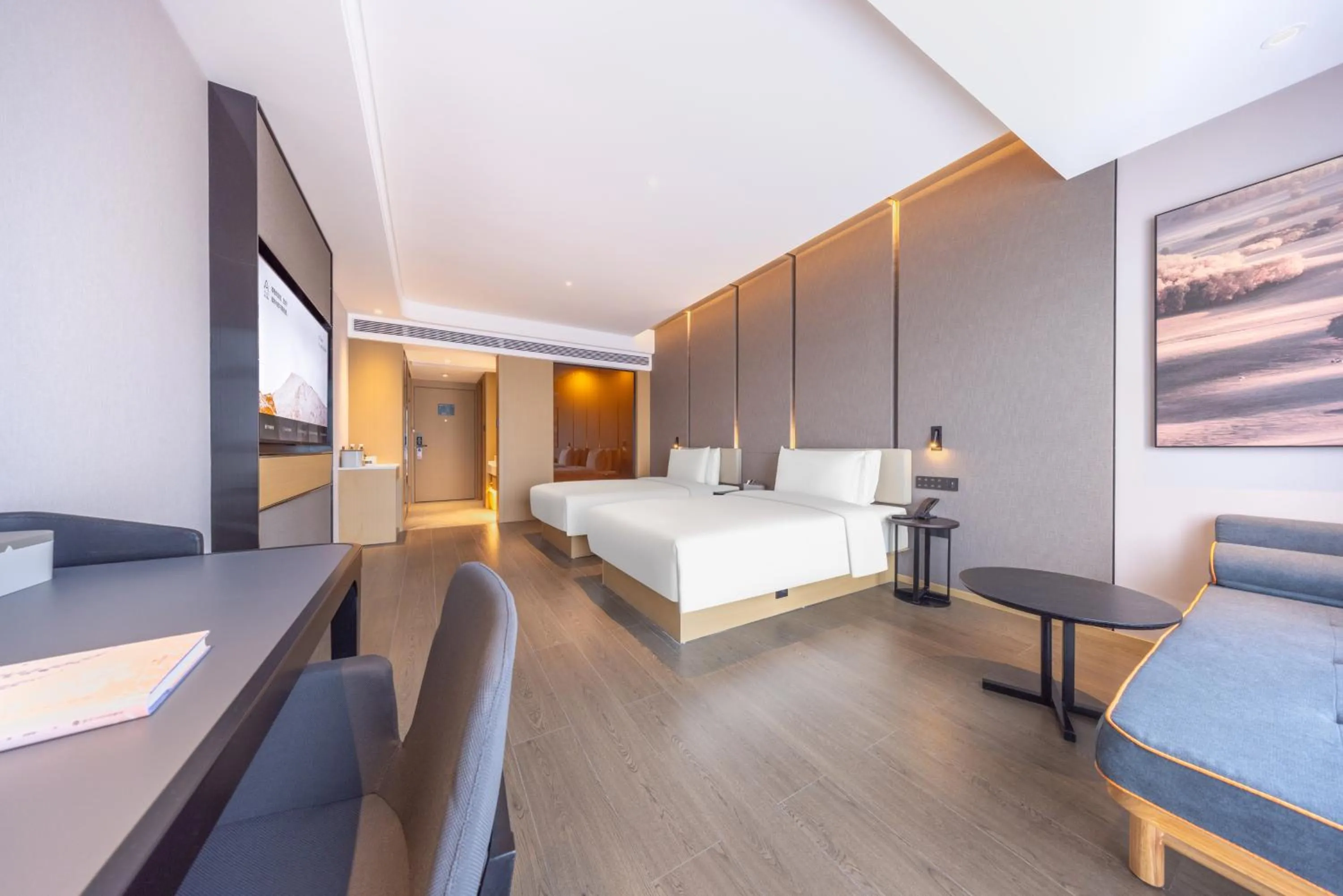 Bed in Atour Hotel Changsha Xingsha Economic Development Zone Sanyi Road