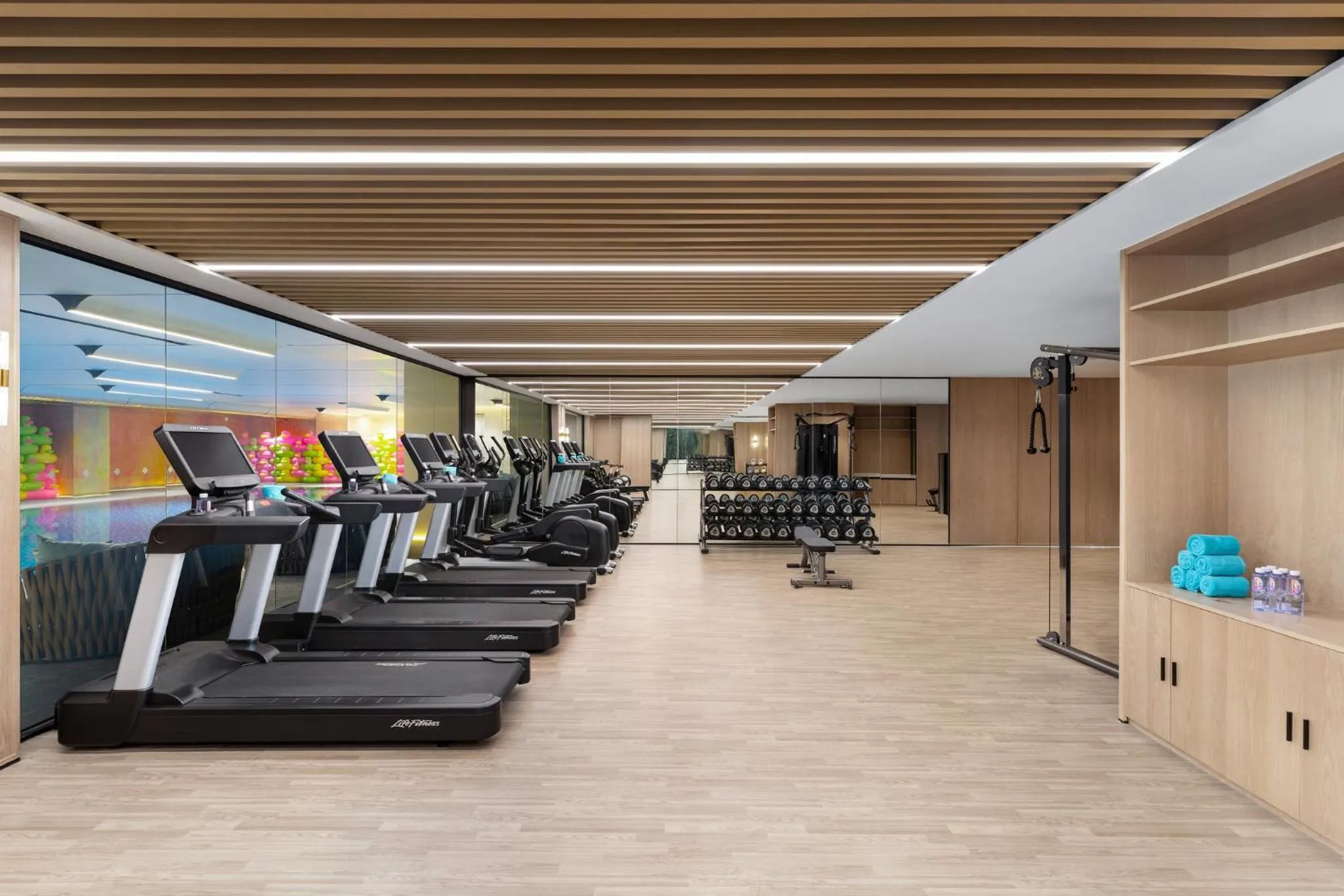 Fitness centre/facilities in Hotel Indigo Suzhou Jinji Lake by IHG