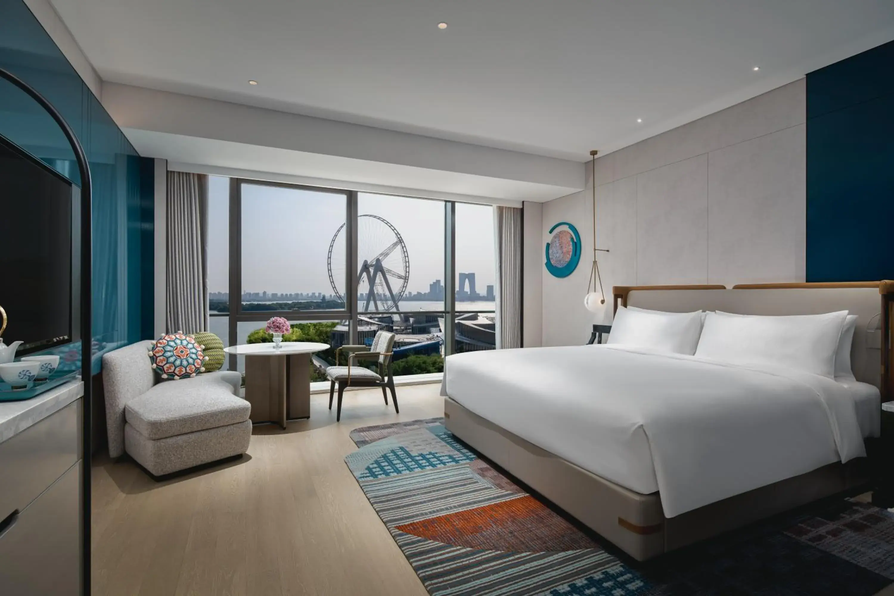 Premium King Room with View in Hotel Indigo Suzhou Jinji Lake by IHG Premium King Room with View in Hotel Indigo Suzhou Jinji Lake by IHG