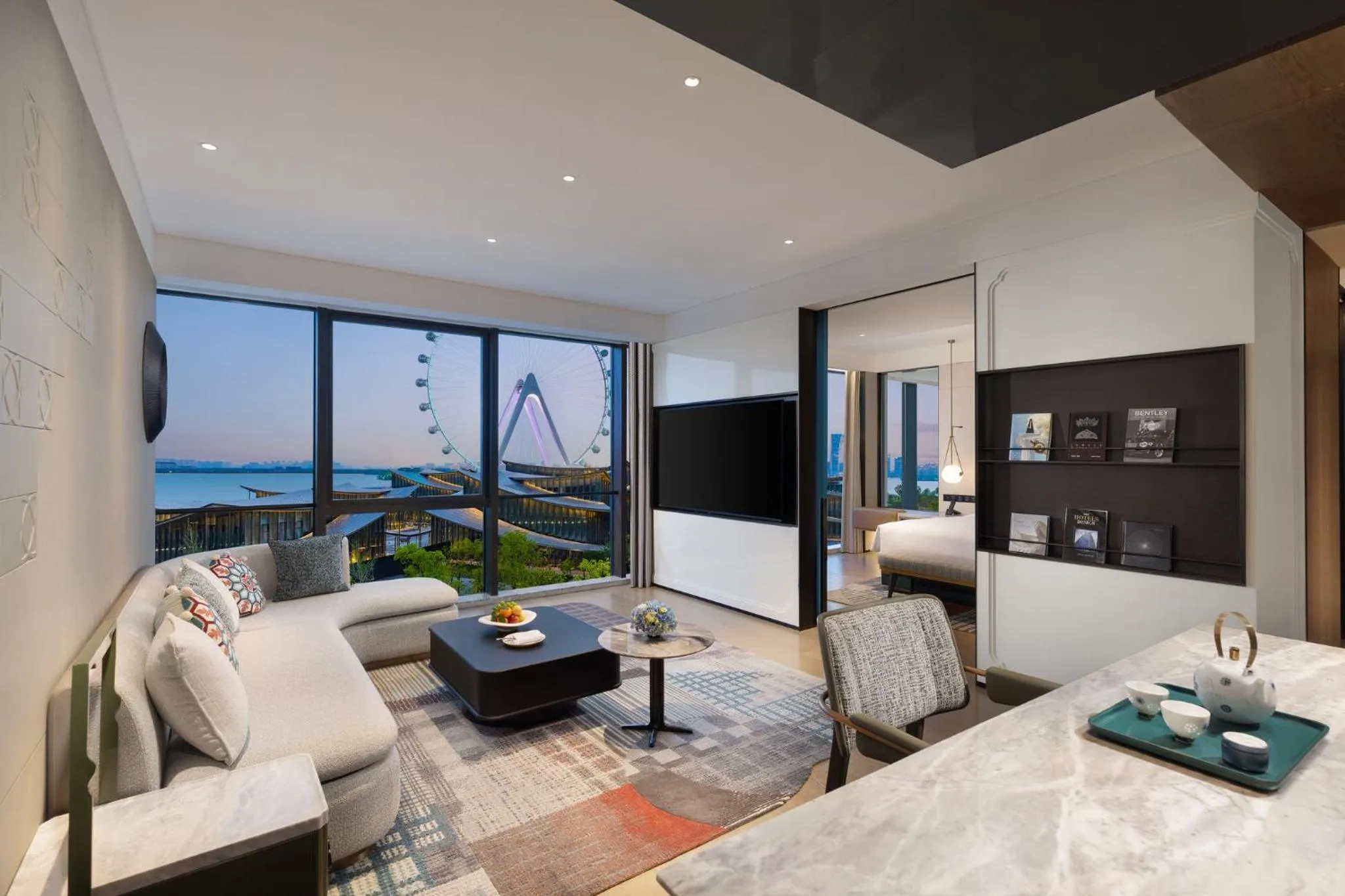 Photo of the whole room, Bed in Hotel Indigo Suzhou Jinji Lake by IHG