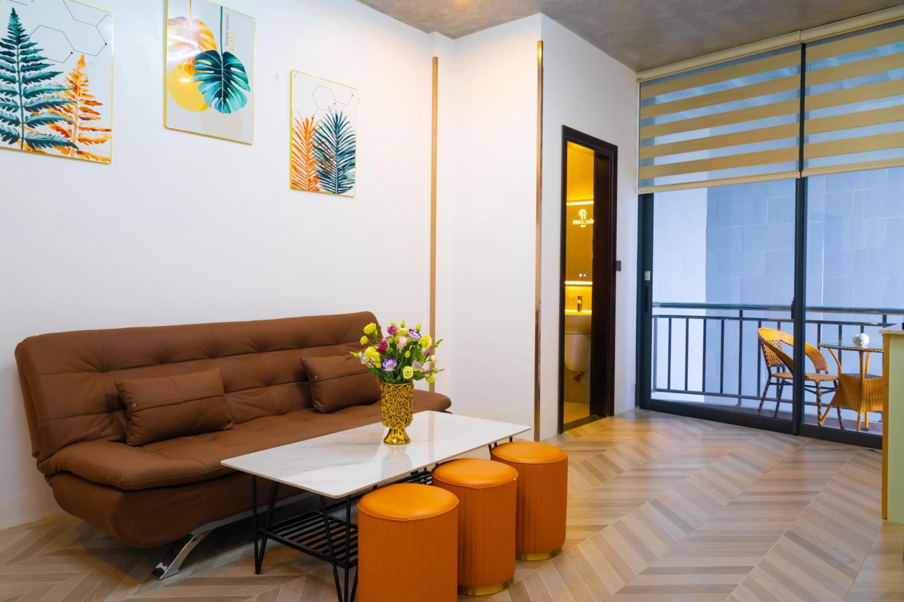 Living room in Phuc Hai Hotel Da Lat