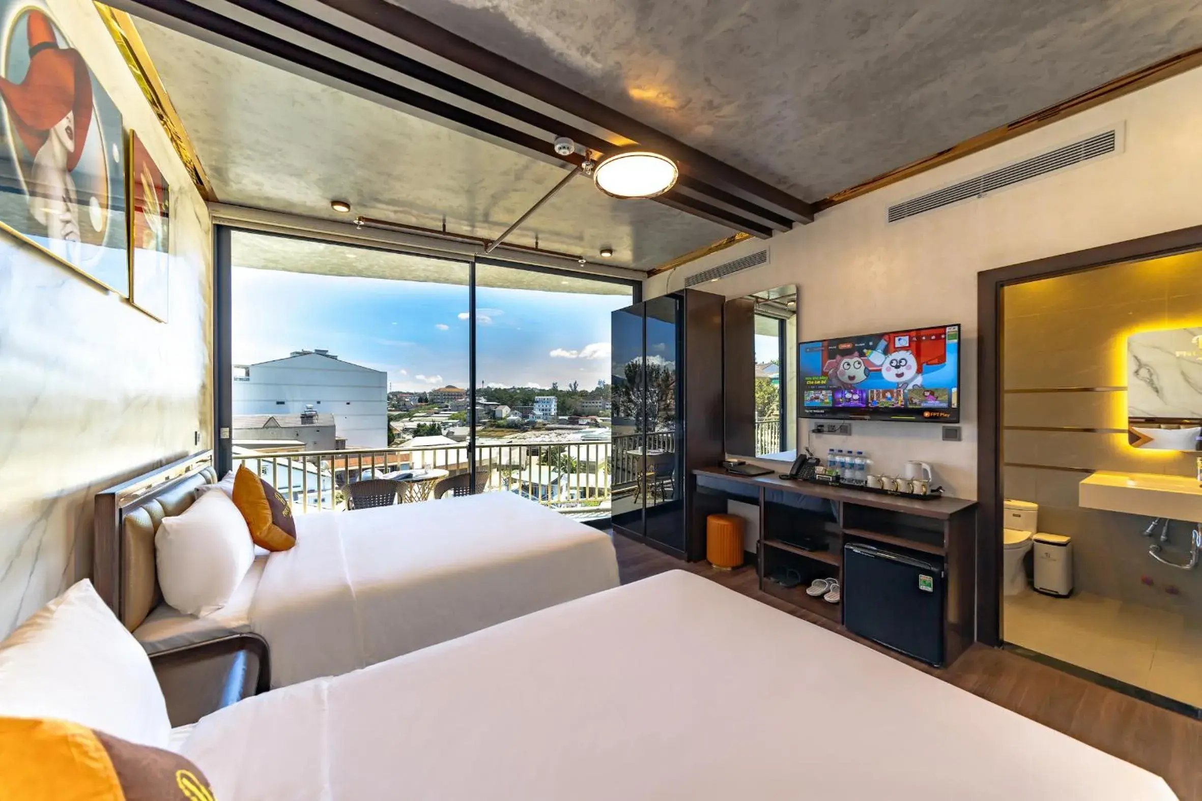 Photo of the whole room, Bed in Phuc Hai Hotel Da Lat Photo of the whole room, Bed in Phuc Hai Hotel Da Lat