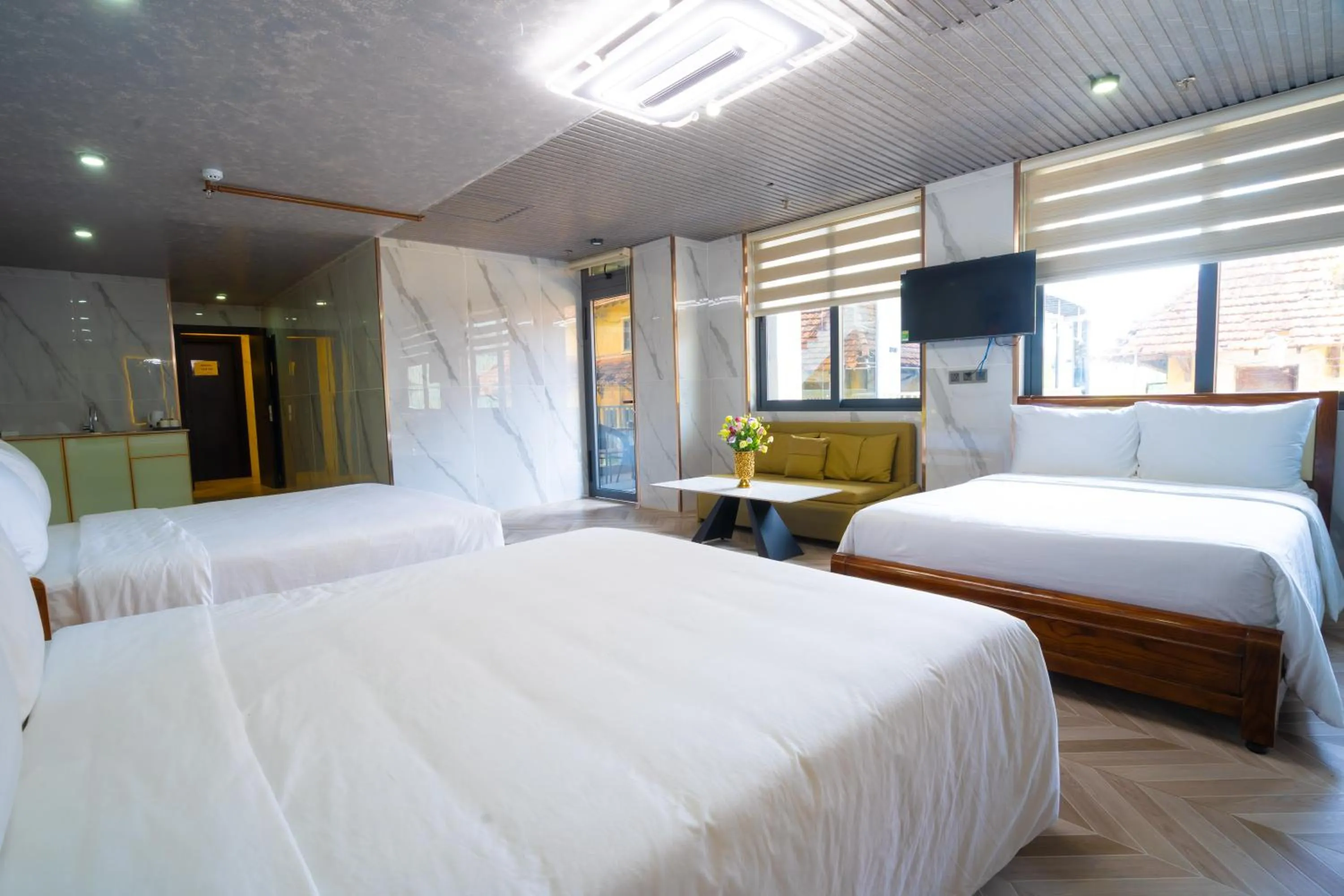 Bed in Phuc Hai Hotel Da Lat