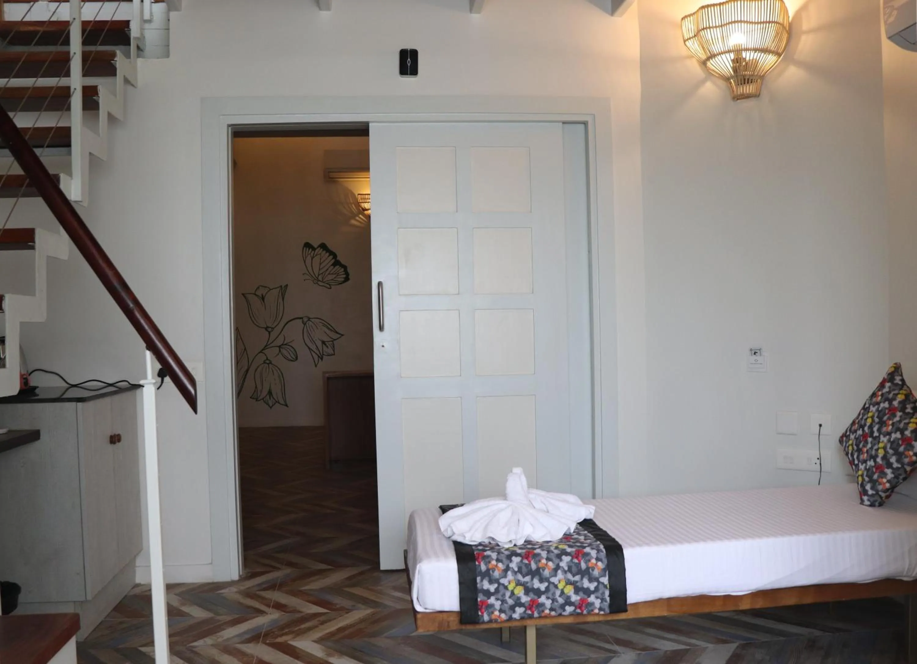 Bed in La Papillon Maison