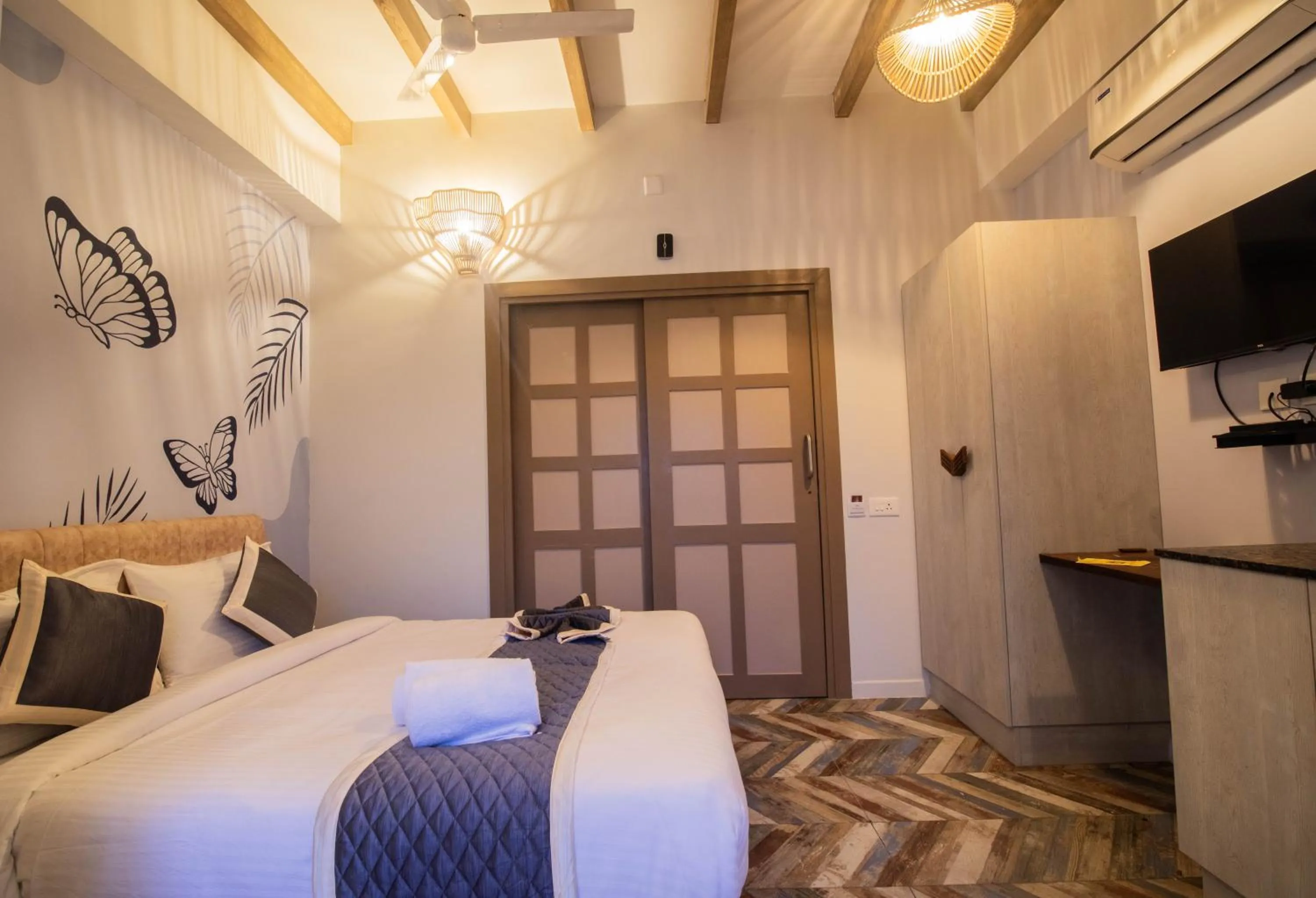 Bed in La Papillon Maison