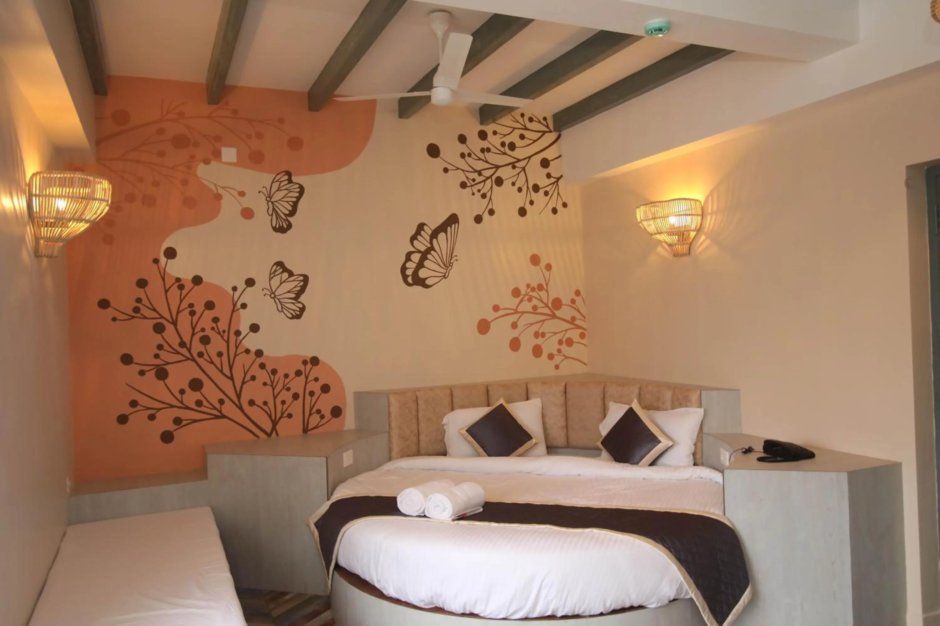 Bed in La Papillon Maison