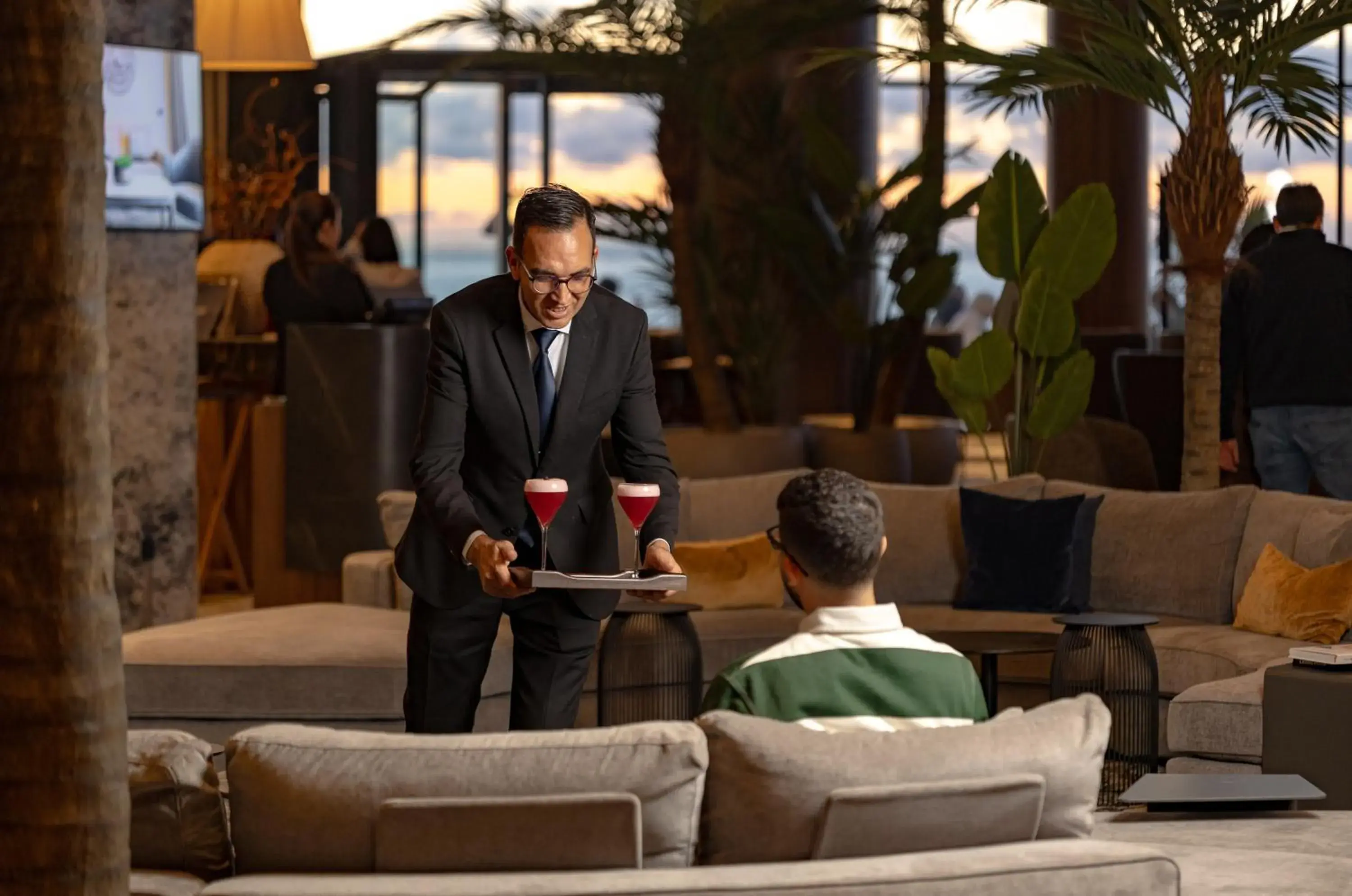 Lobby or reception in Idou Malabata Beach and SPA Lobby or reception in Idou Malabata Beach and SPA