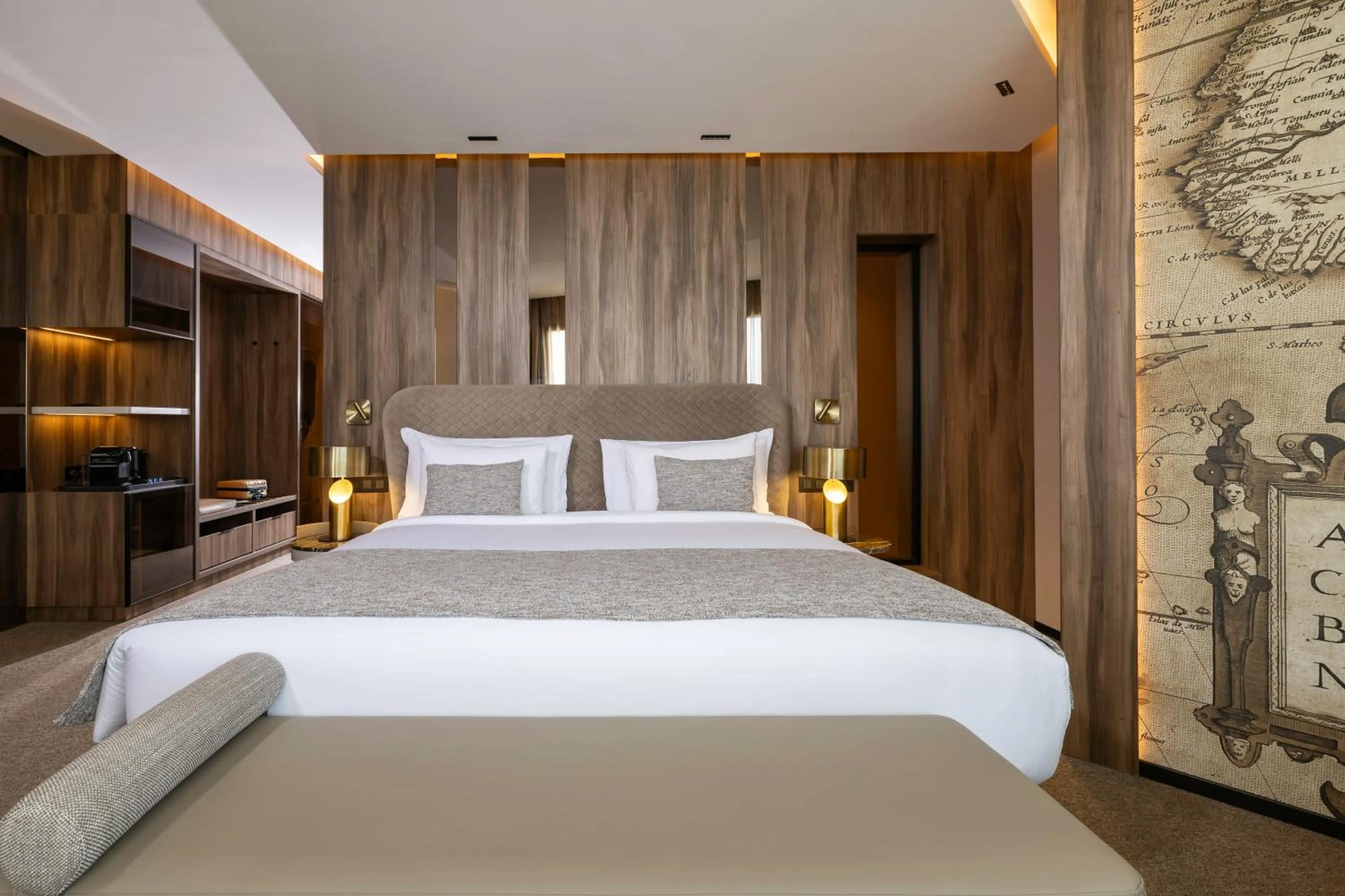 Bed in Idou Malabata Beach and SPA