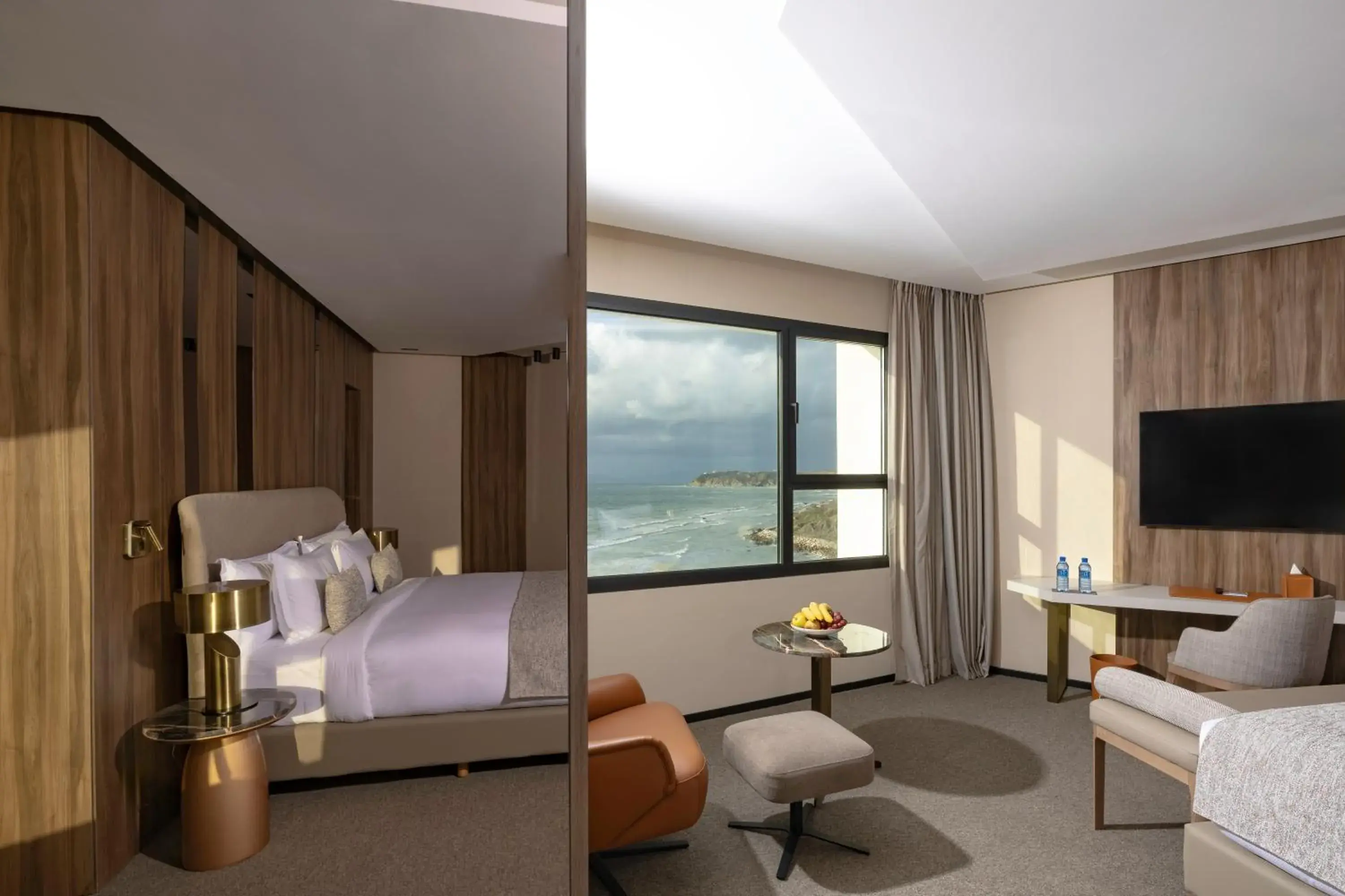 Bed in Idou Malabata Beach and SPA Bed in Idou Malabata Beach and SPA