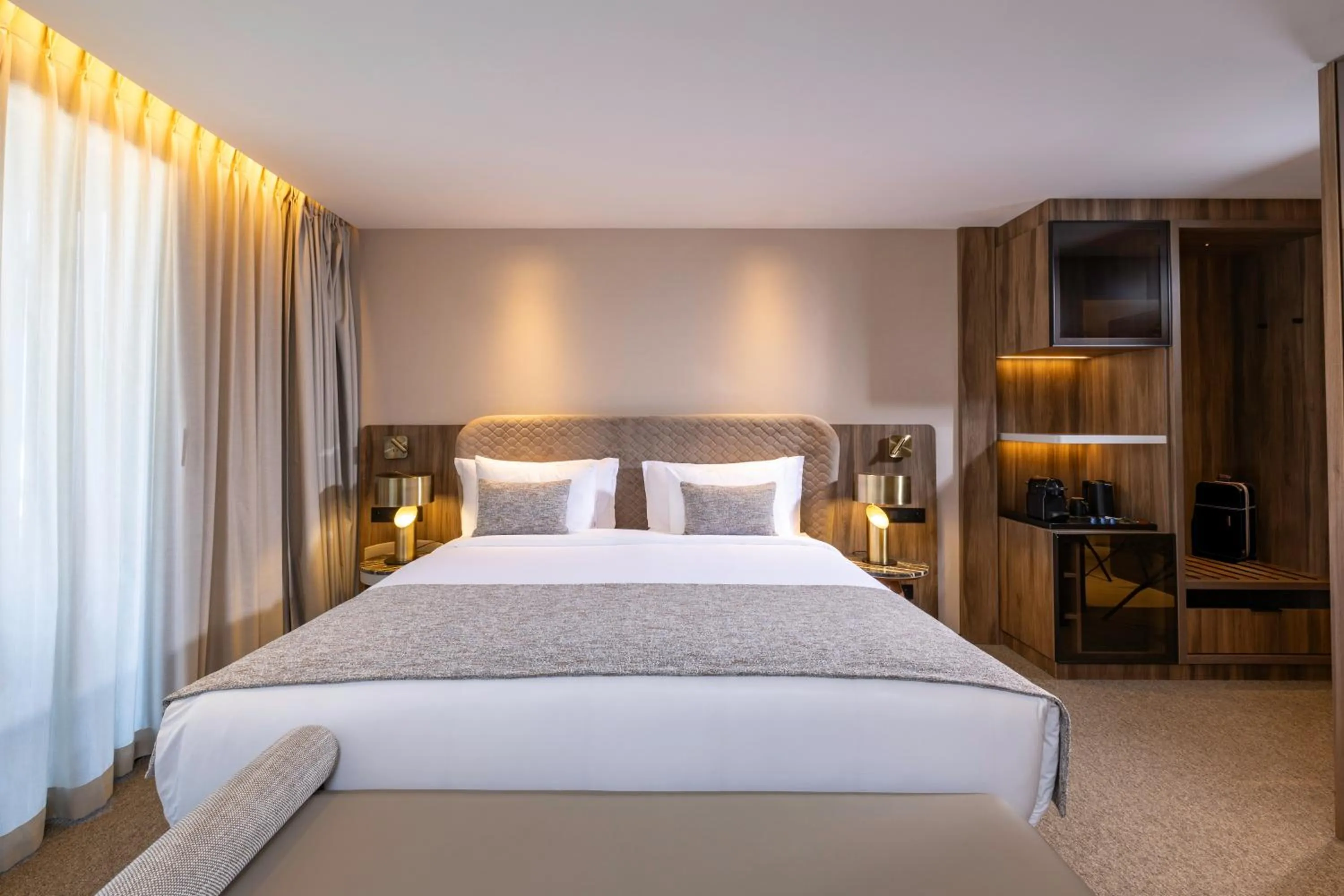 Bed in Idou Malabata Beach and SPA