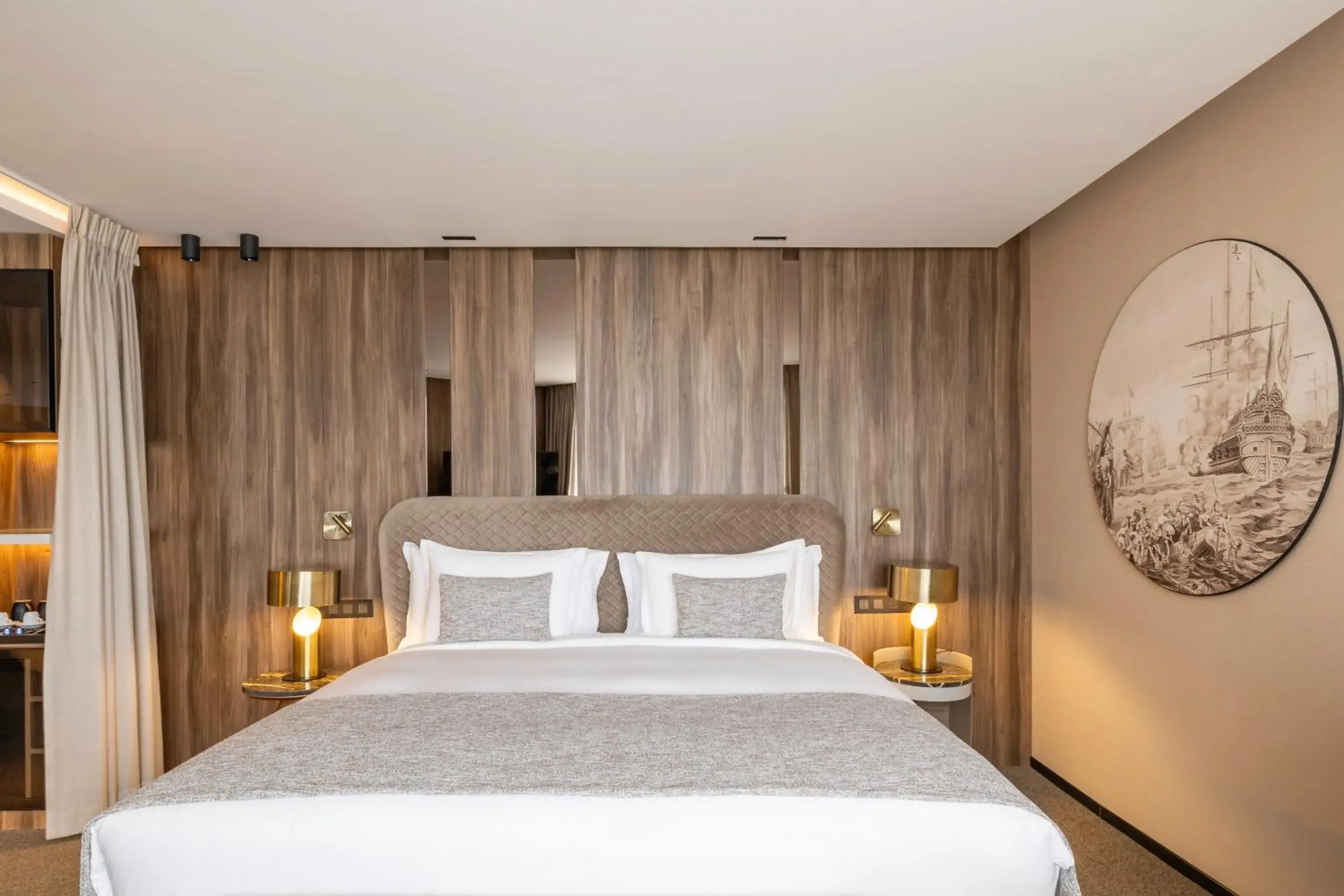 Bed in Idou Malabata Beach and SPA Bed in Idou Malabata Beach and SPA