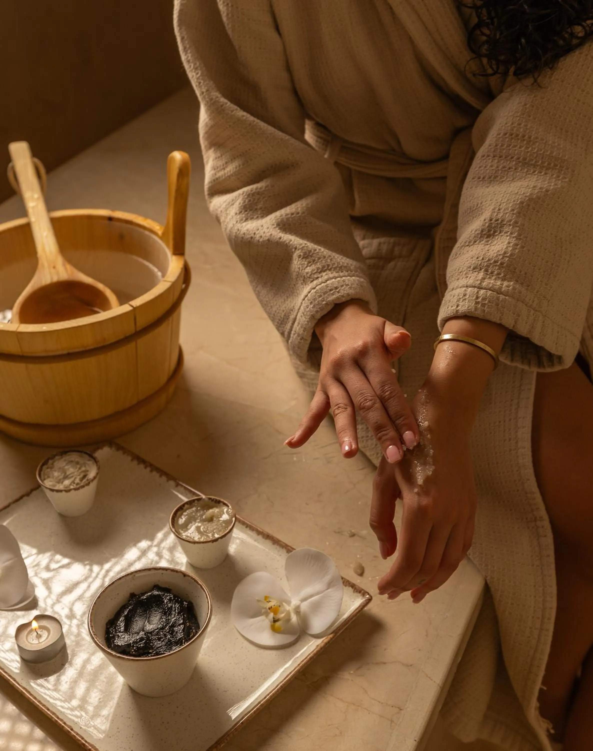 Steam room in Idou Malabata Beach and SPA
